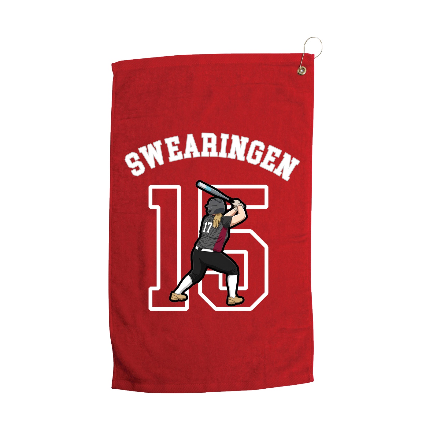 Golf Towel — Shirsey Arch in Red