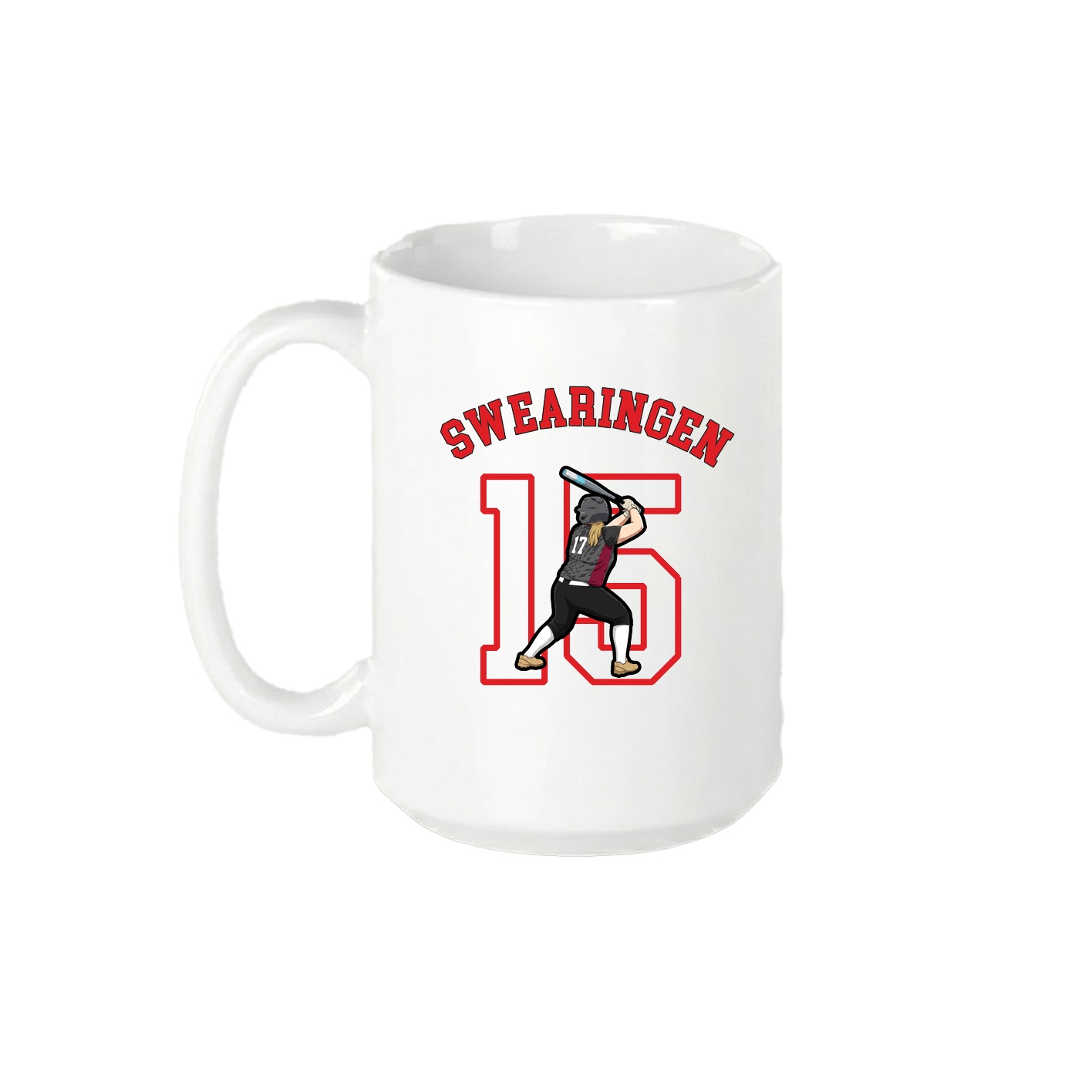 15oz Coffee Mug — Shirsey Arch in White