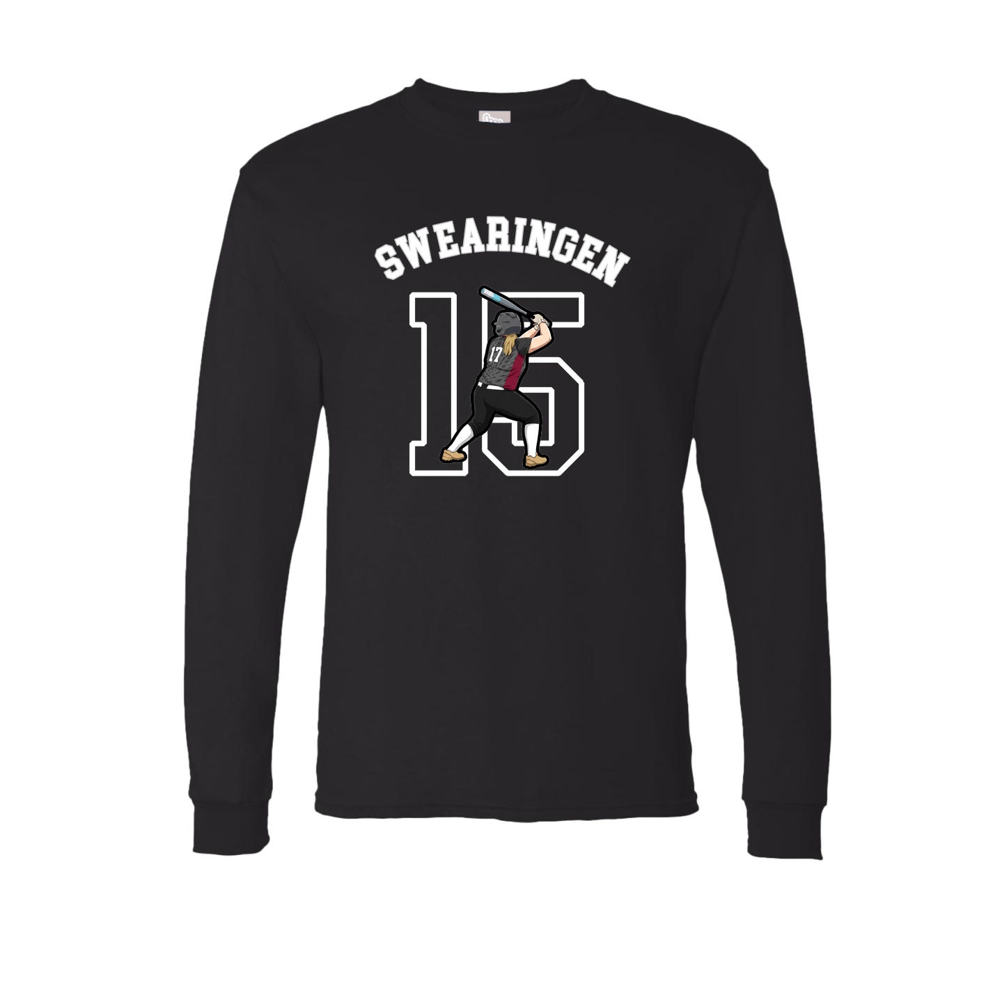 Long Sleeve Tee — Shirsey Arch in Black