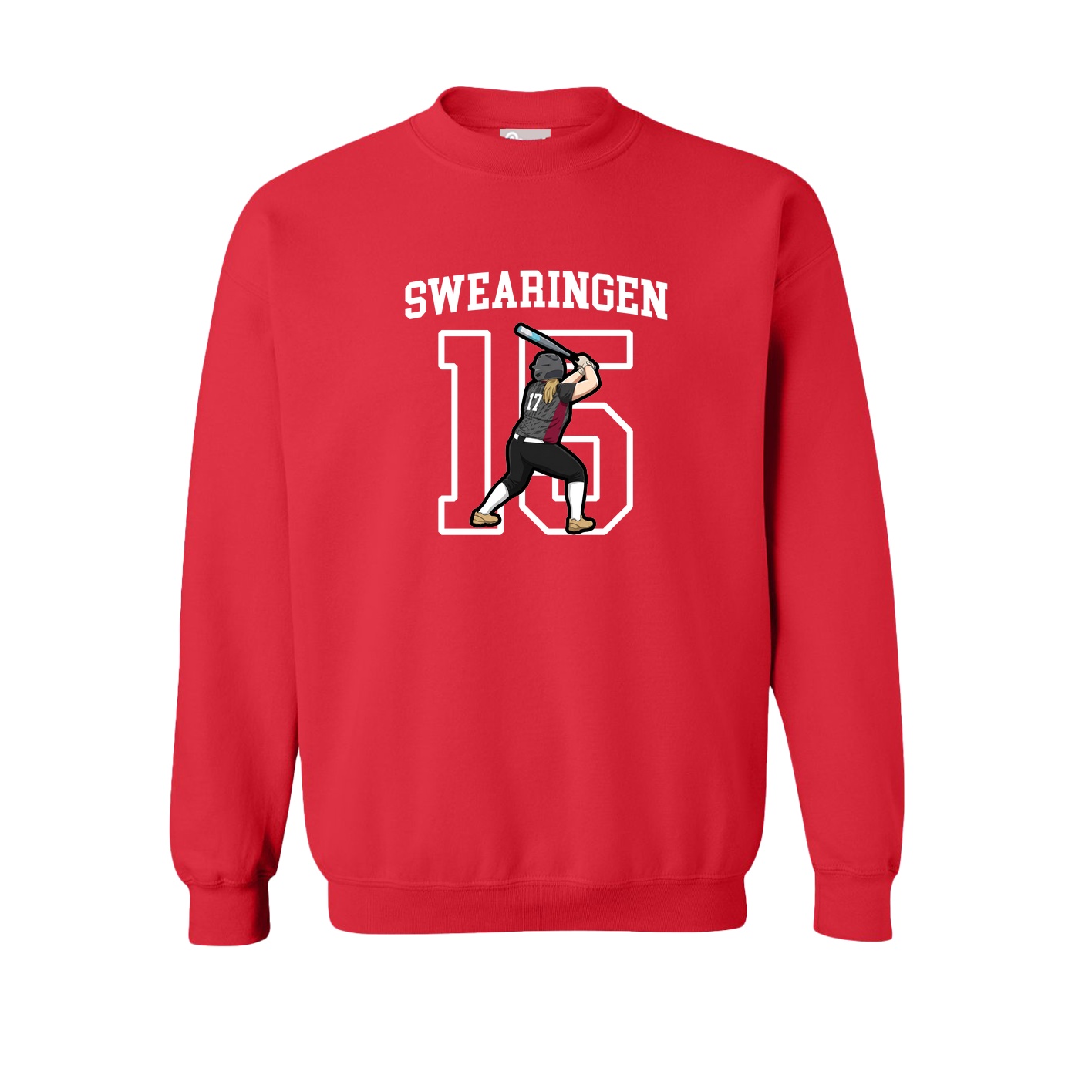 Fleece Crew — Shirsey in Red