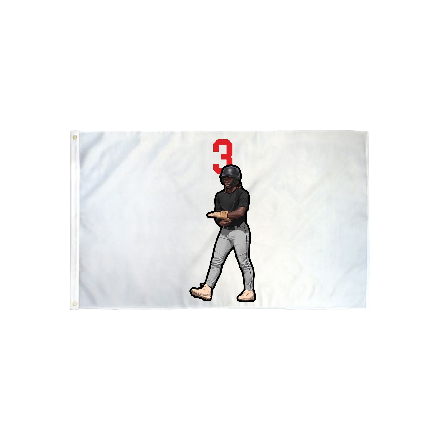 3x5 Flag — Number Top in Classic