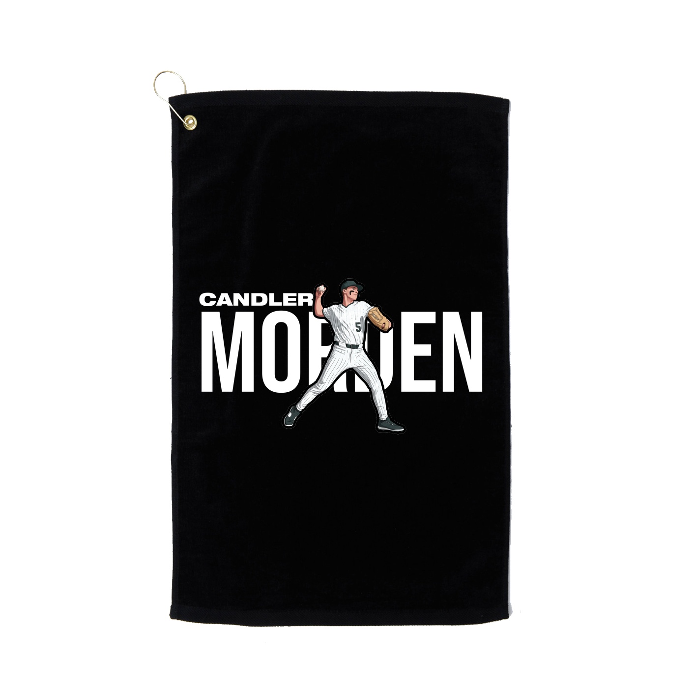 Golf Towel — Player Name in Black