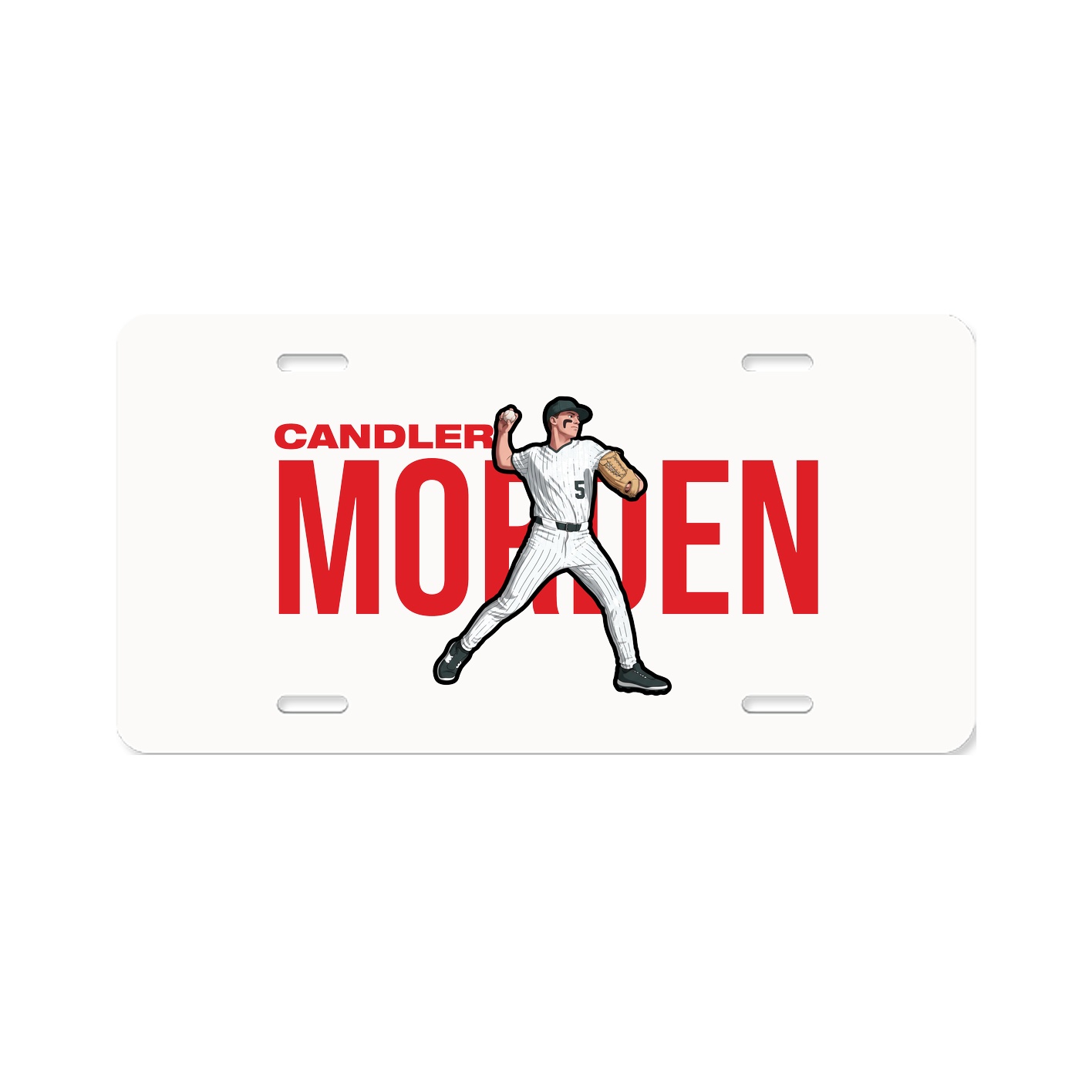 License Plate — Player Name in Classic