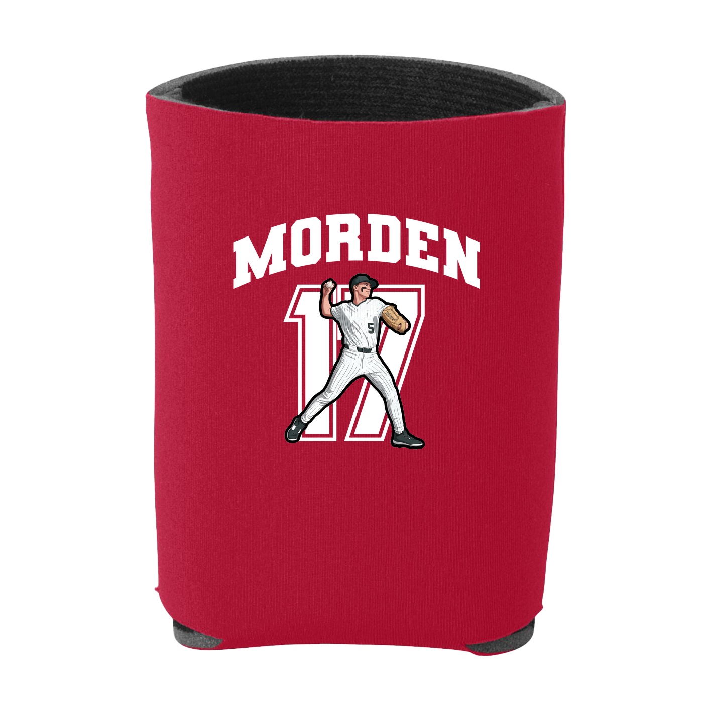 Can Holder — Number in Red