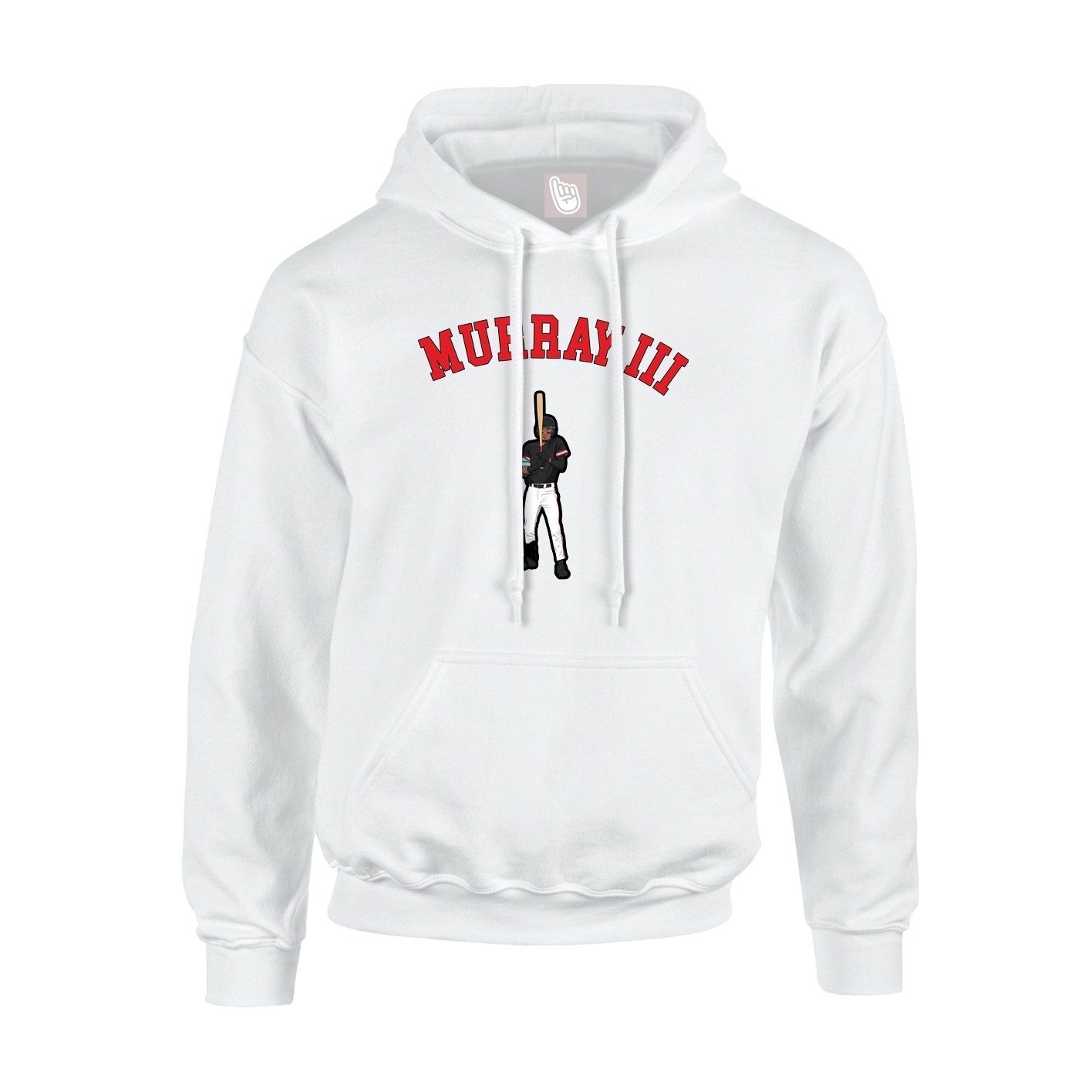 Youth Hoodie — Shirsey Arch in White