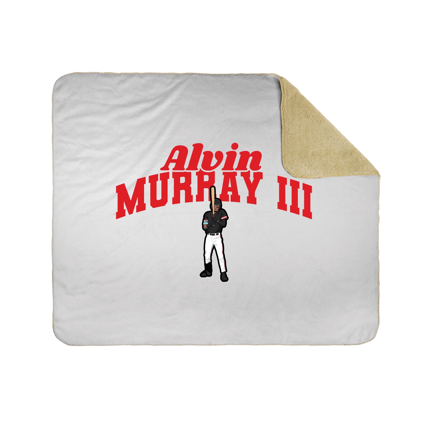 Throw Blanket — Signature Arch in White