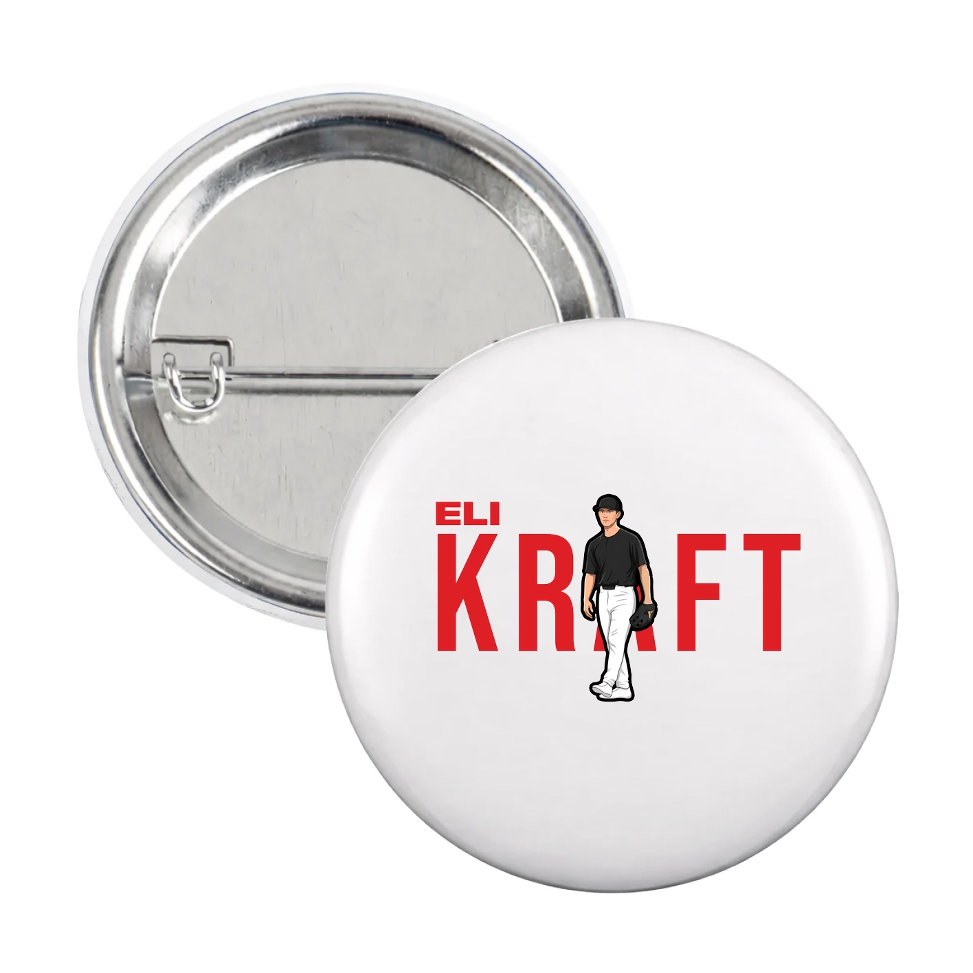 Game Day Button — Player Name in White