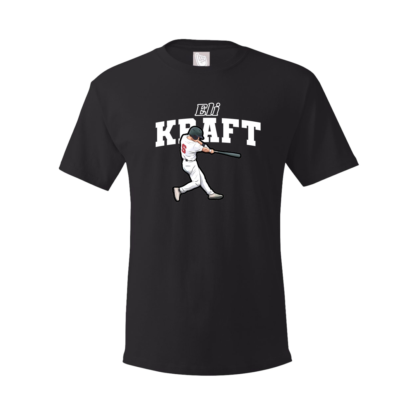 Youth Tee — Name Arch in Black