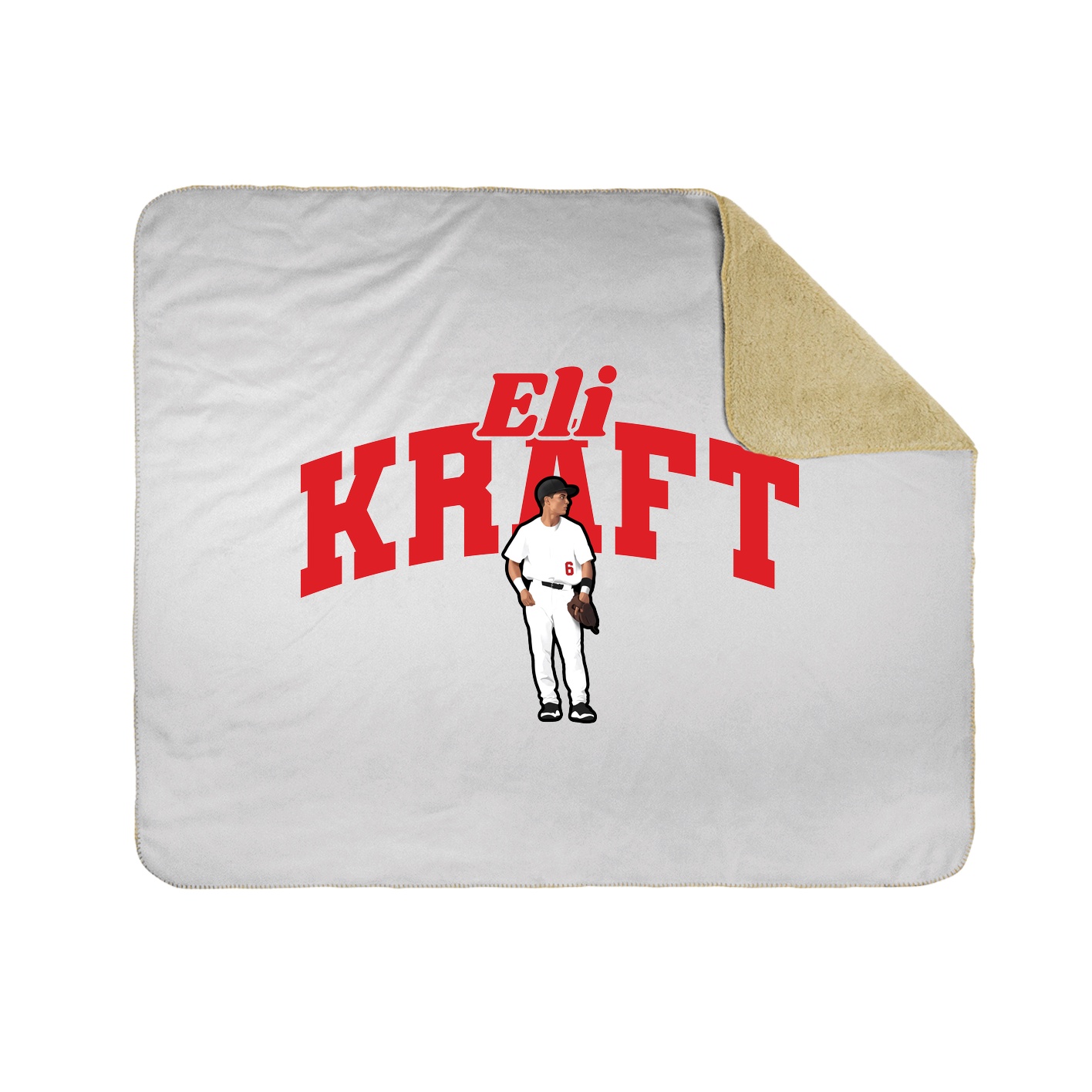 Throw Blanket — Signature Arch in White