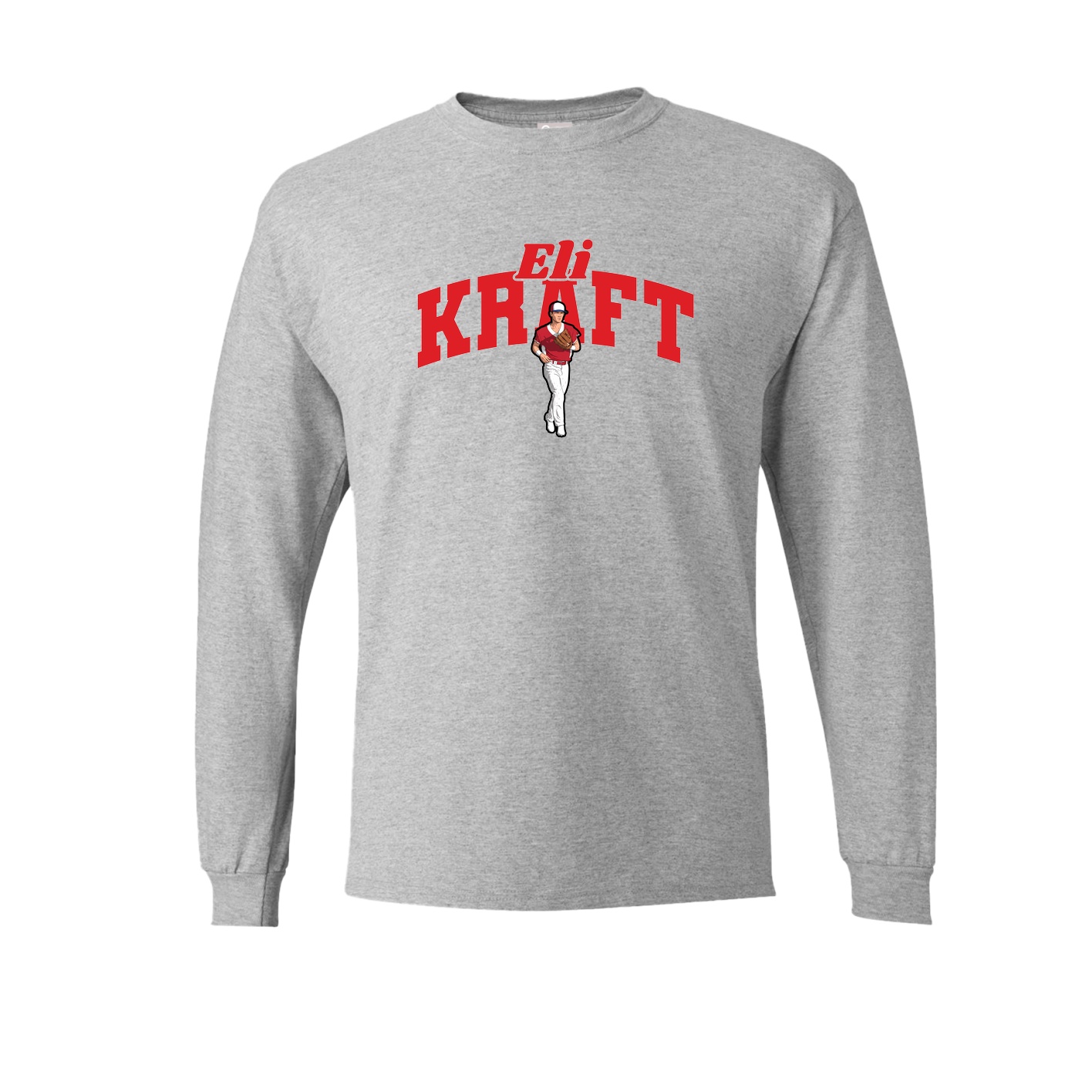 Long Sleeve Tee — Signature Arch in Grey