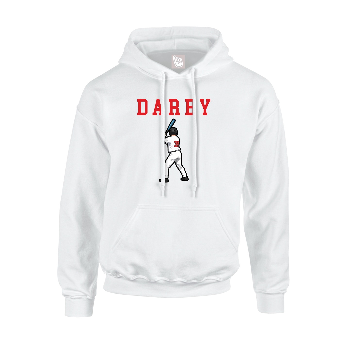 Hoodie — Shirsey in White