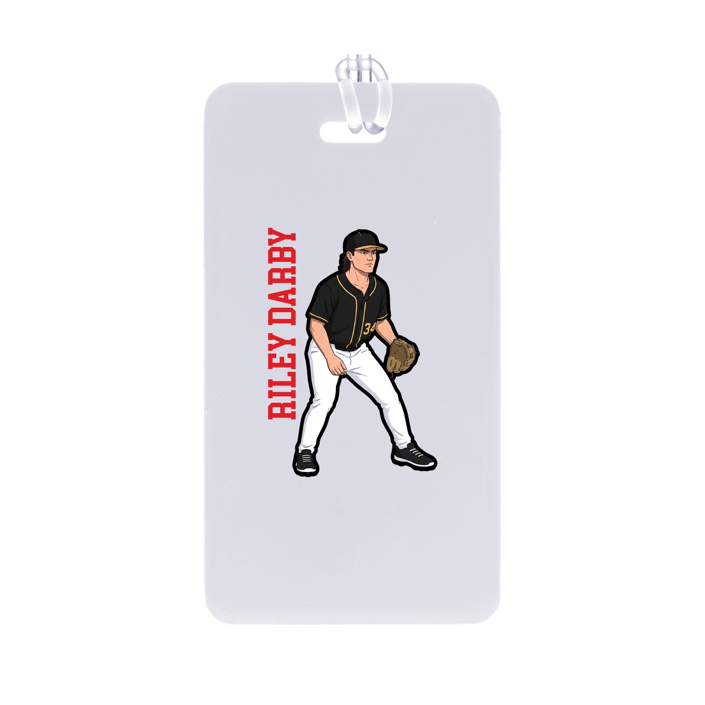Bag Tag — Name Vertical in Classic