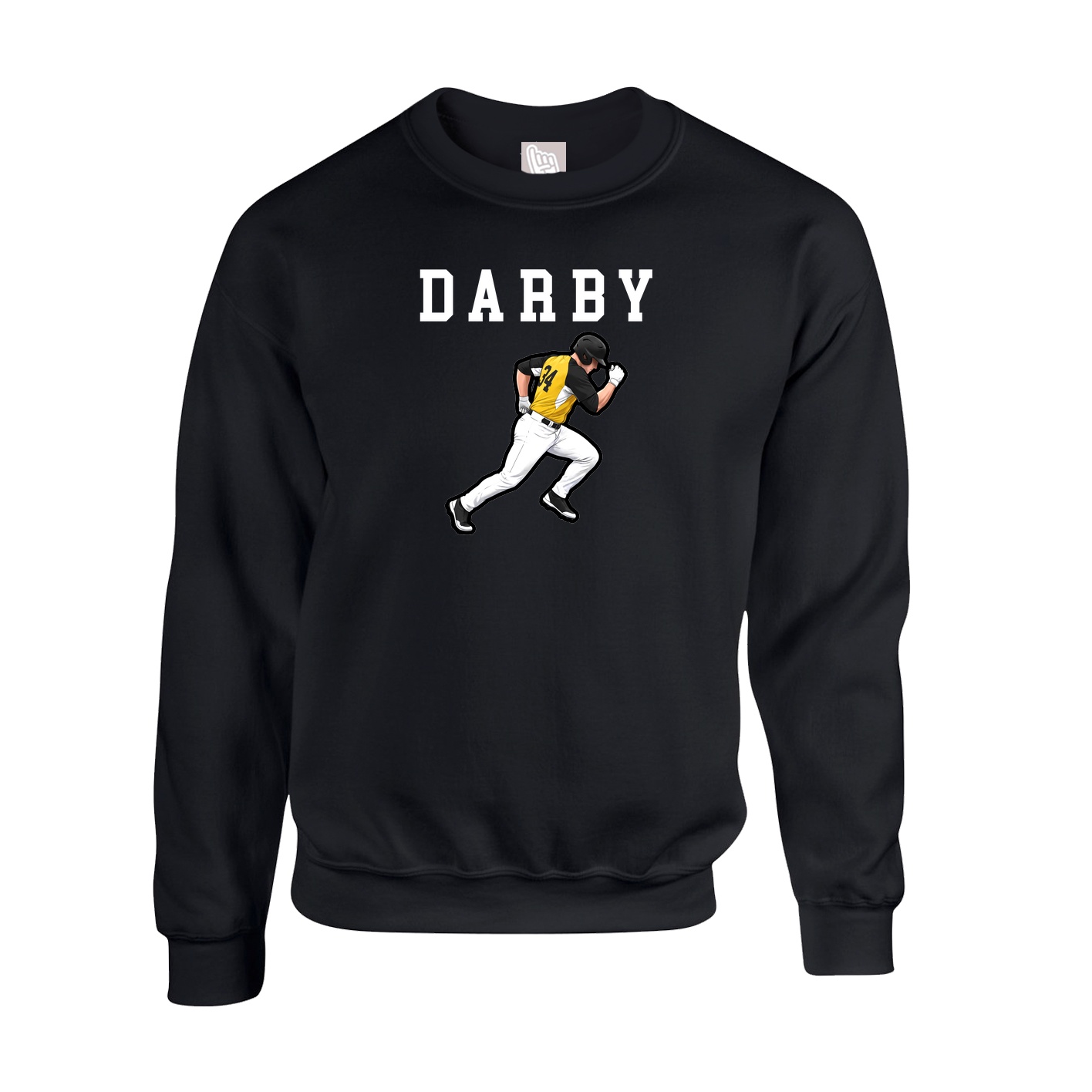 Fleece Crew — Shirsey in Black
