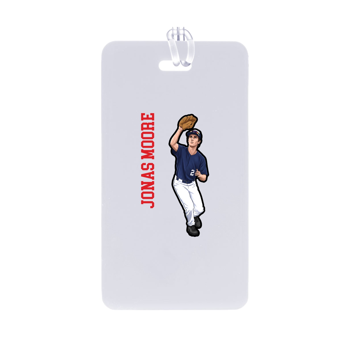 Bag Tag — Name Vertical in Classic
