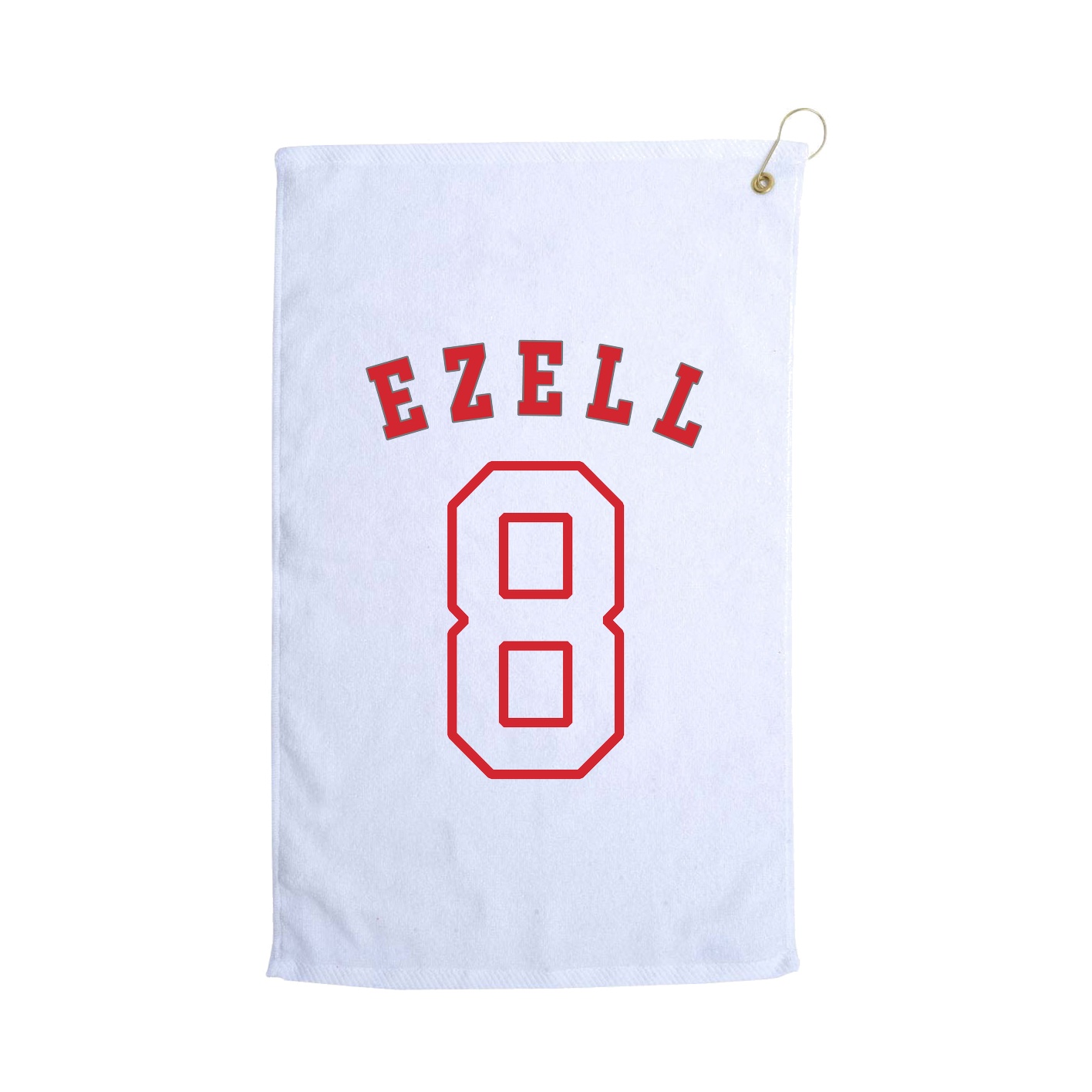 Golf Towel — Shirsey Arch in White