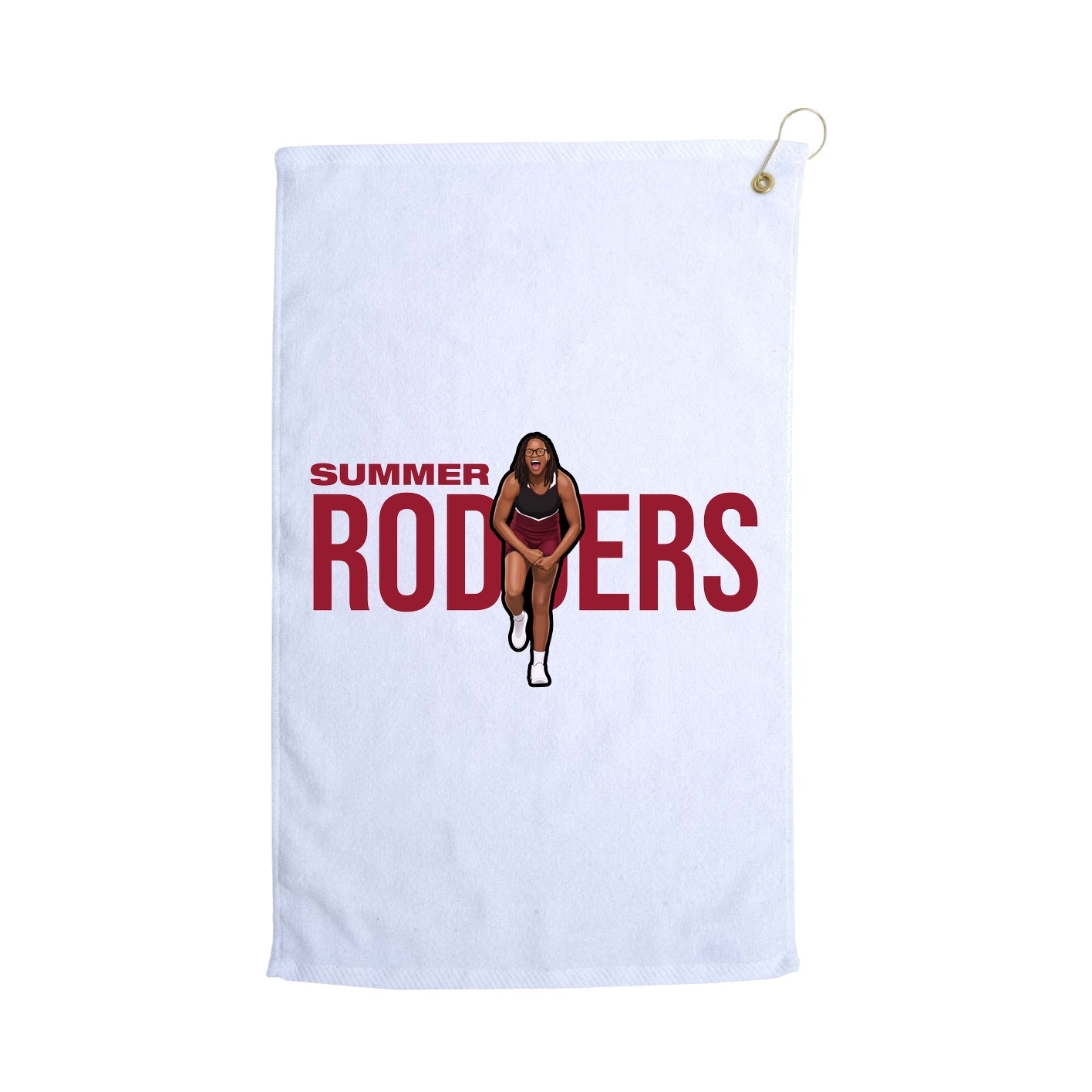 Golf Towel — Player Name in White