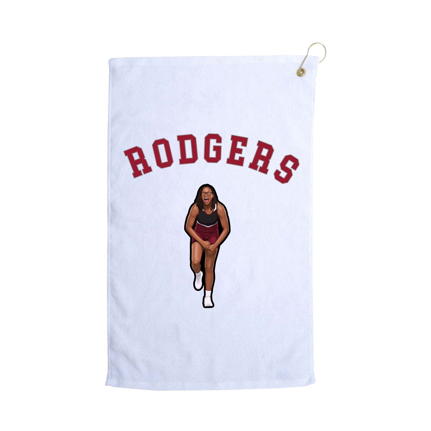 Golf Towel — Shirsey Arch in White