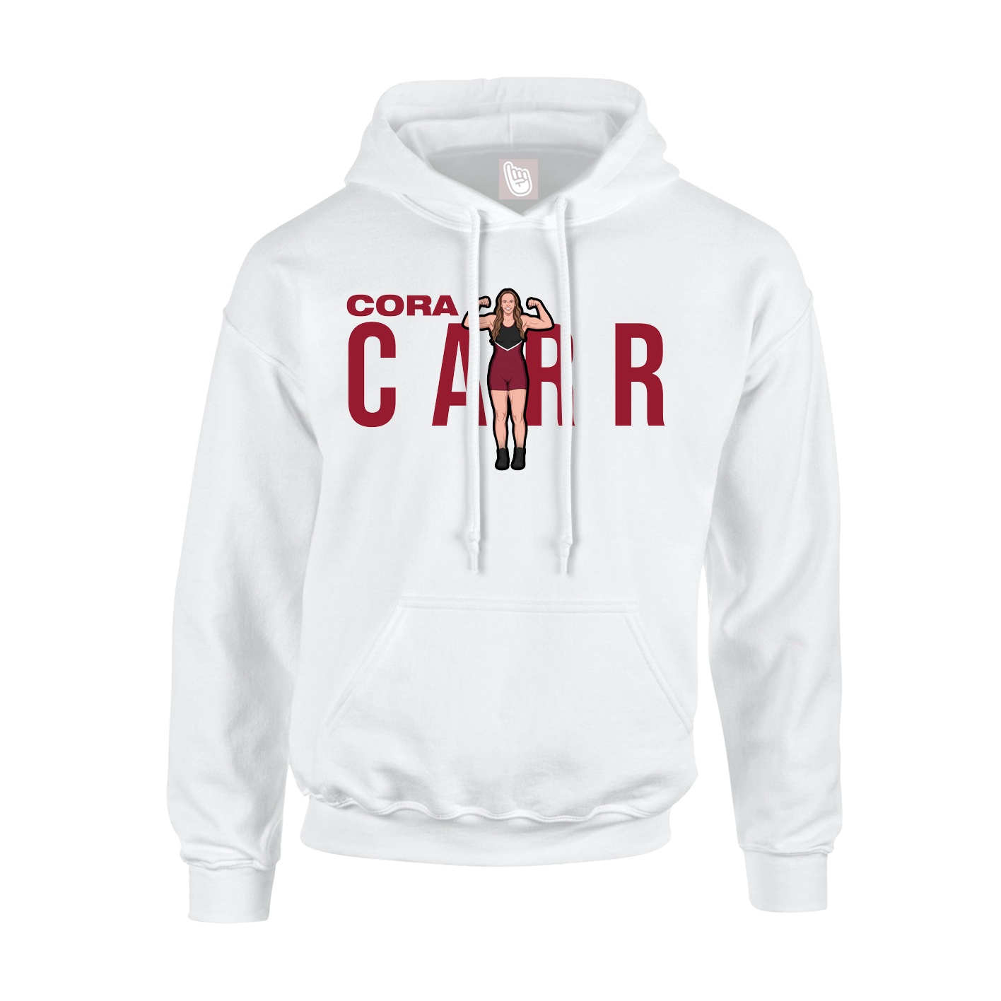 Hoodie — Player Name in White