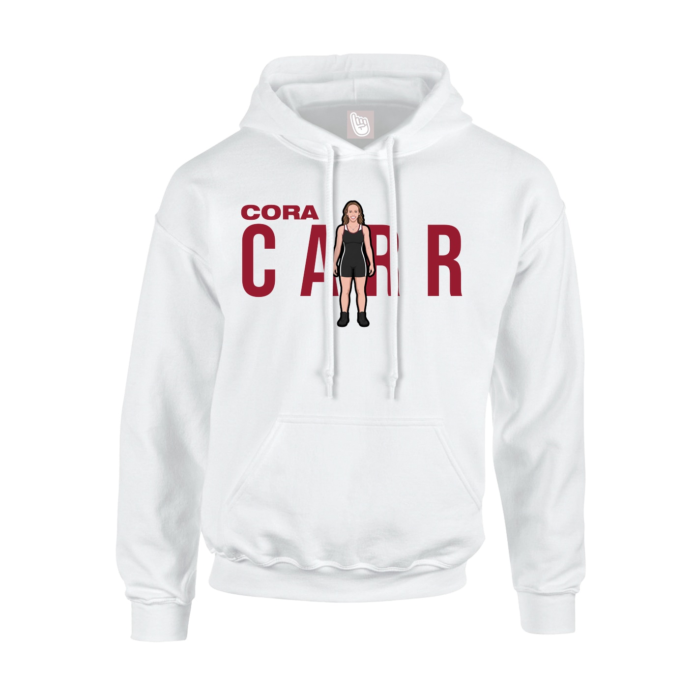 Hoodie — Player Name in White