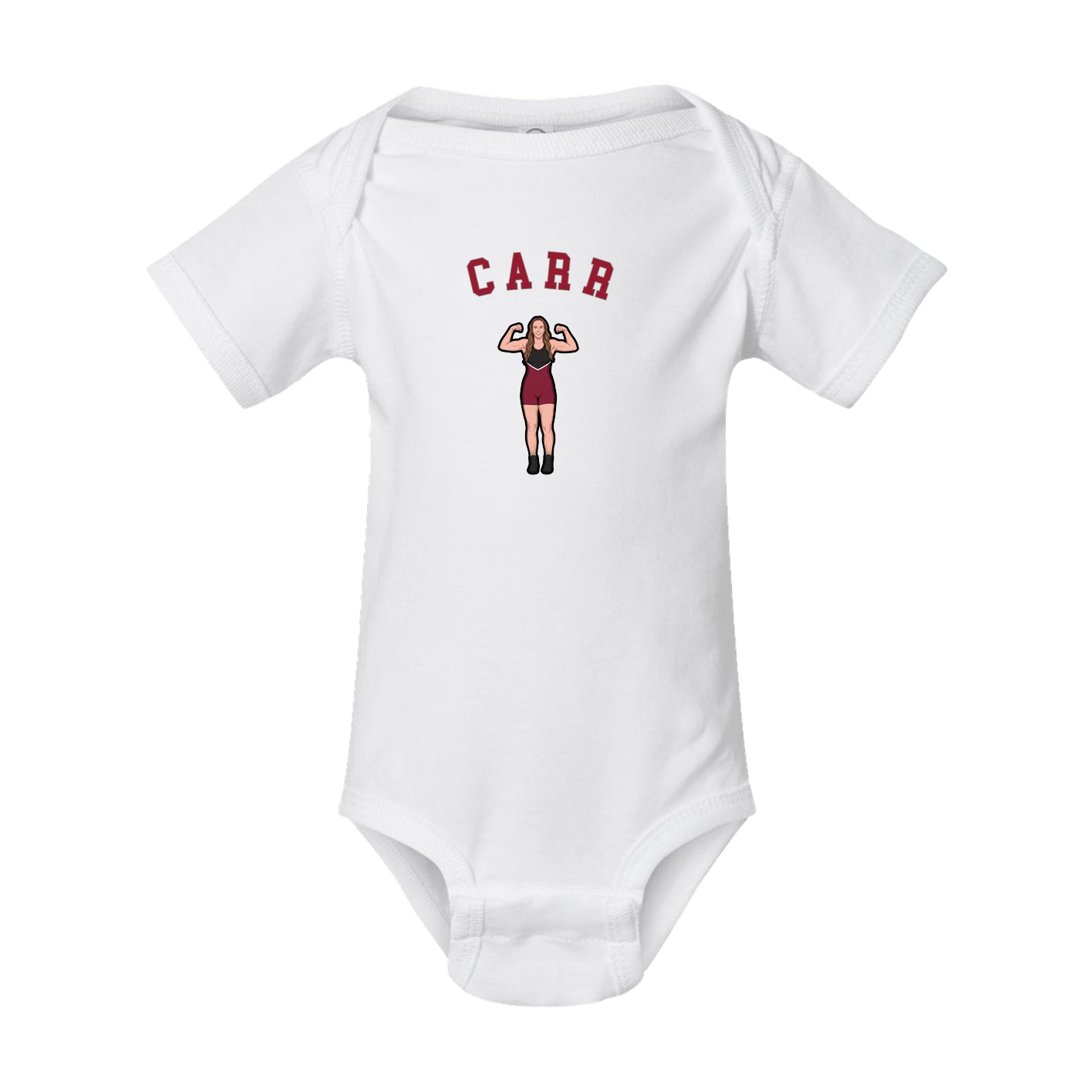 Baby Onesie — Shirsey Arch in White