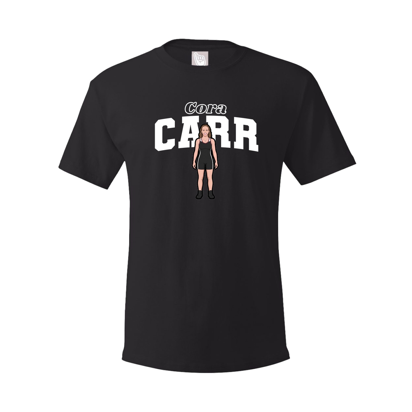 Youth Tee — Name Arch in Black