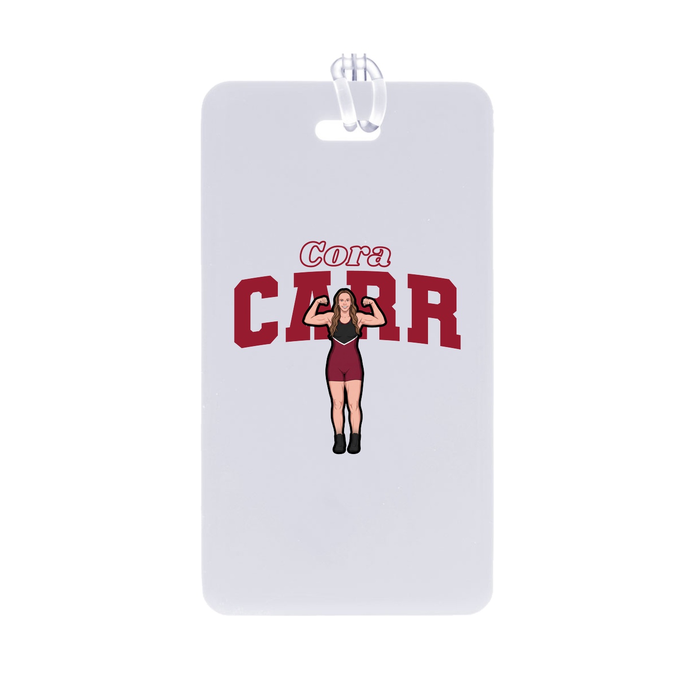 Bag Tag — Name Arch in Classic