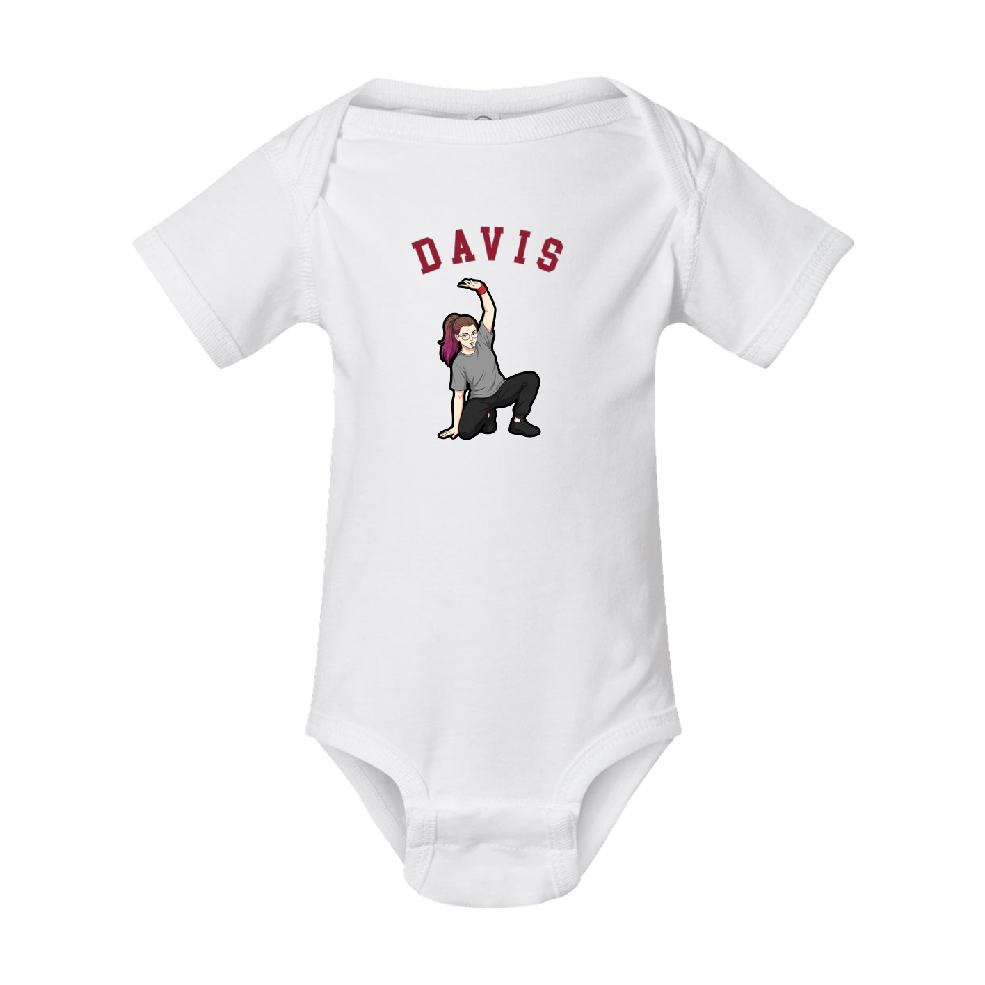 Baby Onesie — Shirsey Arch in White