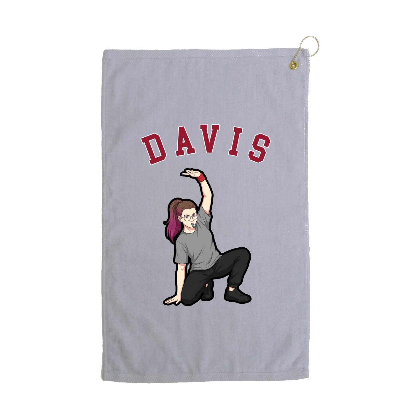 Golf Towel — Shirsey Arch in Grey
