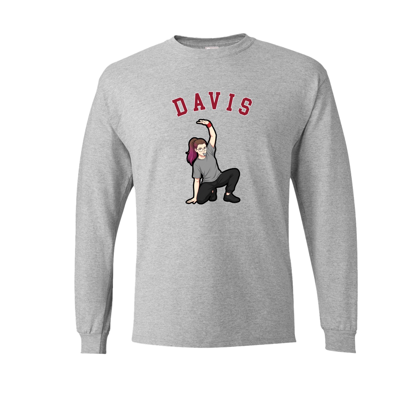 Long Sleeve Tee — Shirsey Arch in Grey