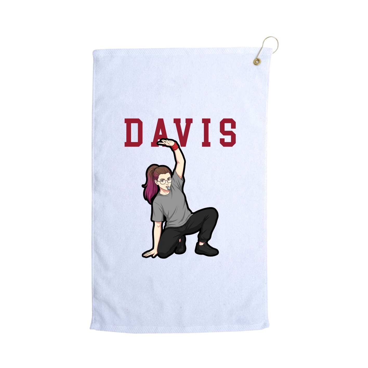 Golf Towel — Shirsey in White