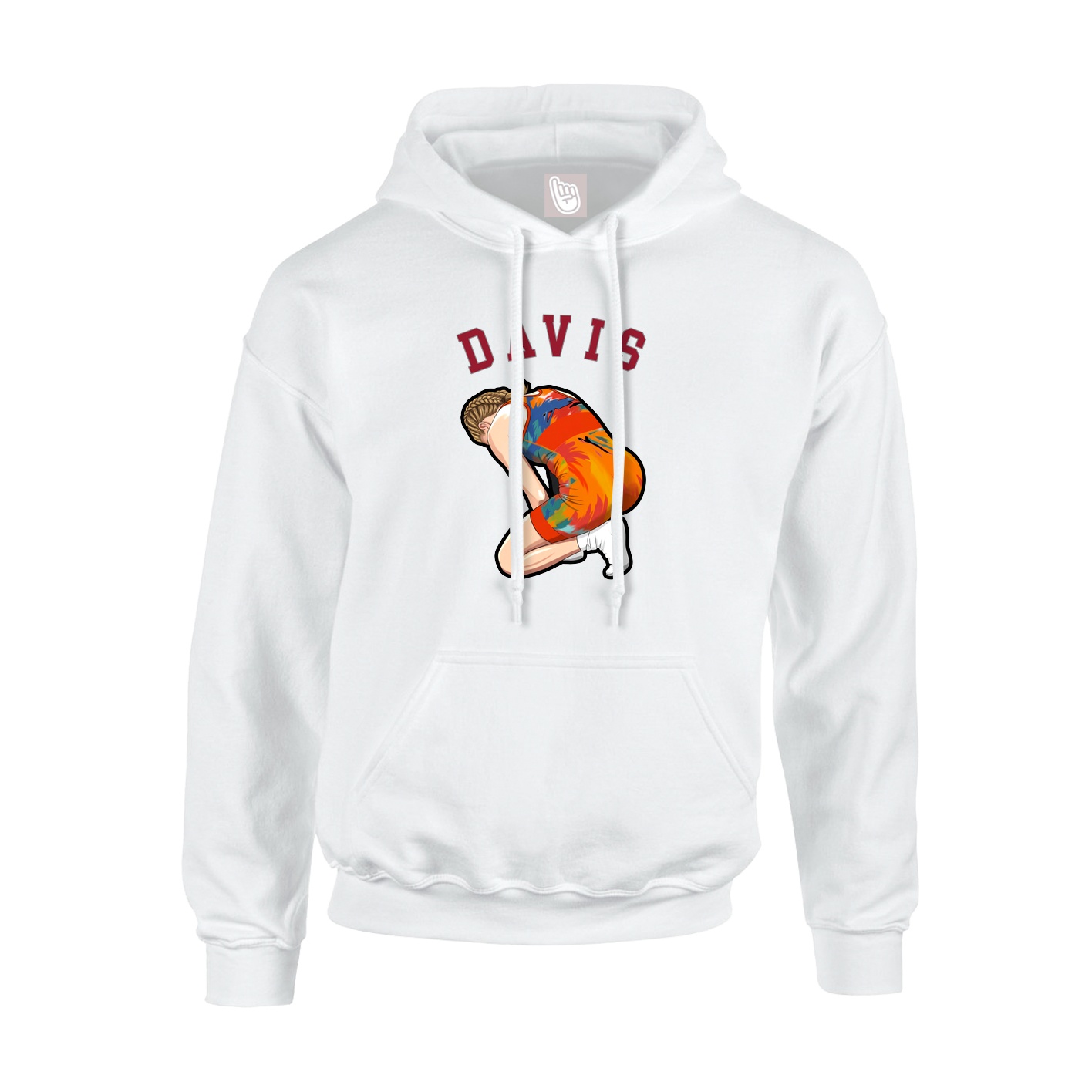 Youth Hoodie — Shirsey Arch in White