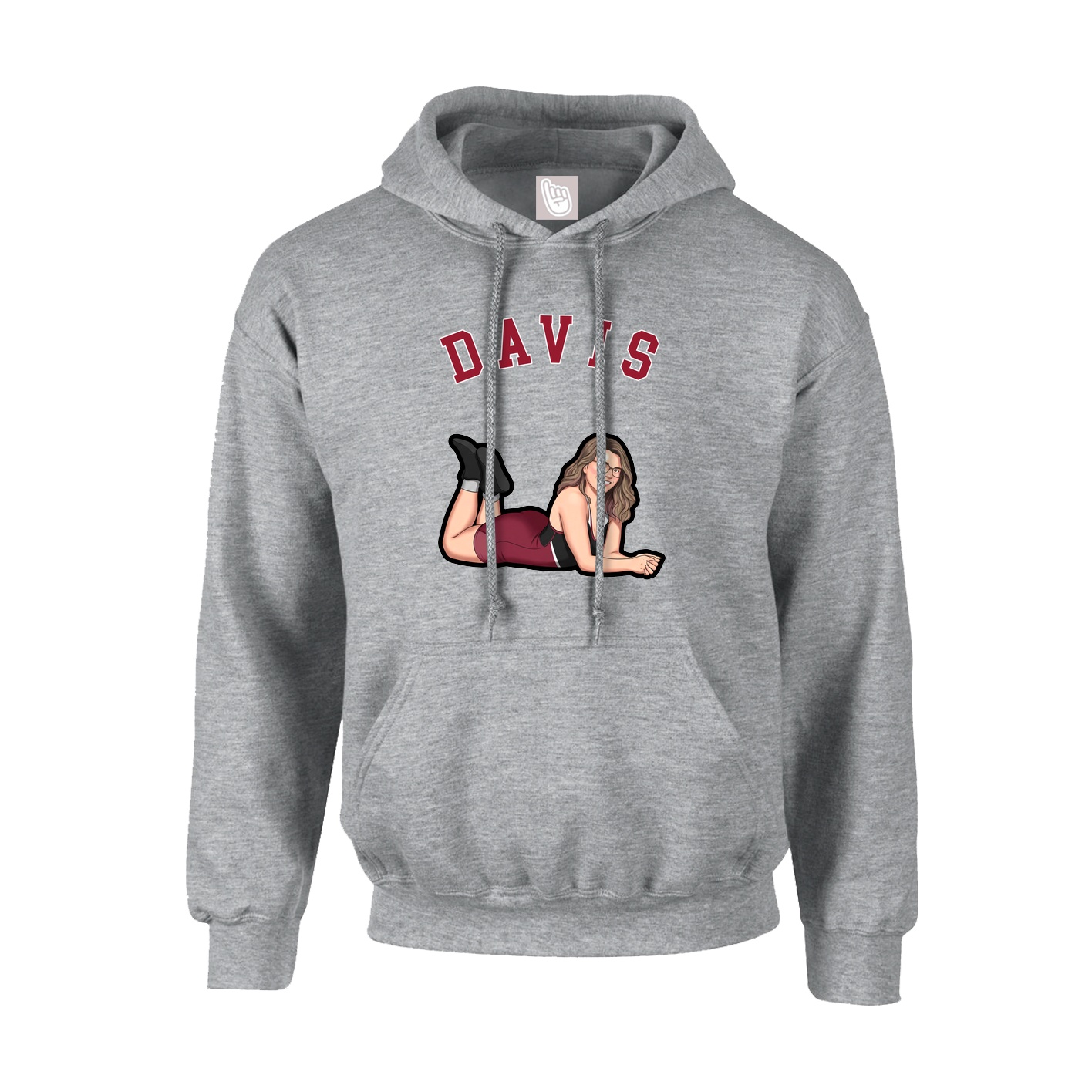 Youth Hoodie — Shirsey Arch in Grey