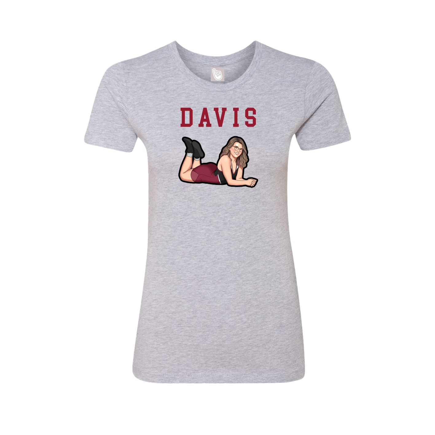 Fitted Women's Tee — Shirsey in Grey