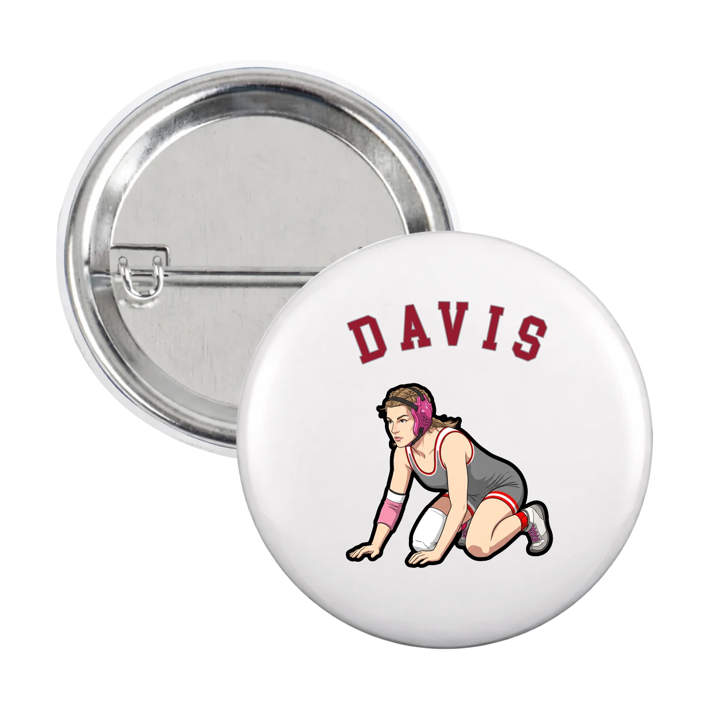 Game Day Button — Shirsey Arch in White