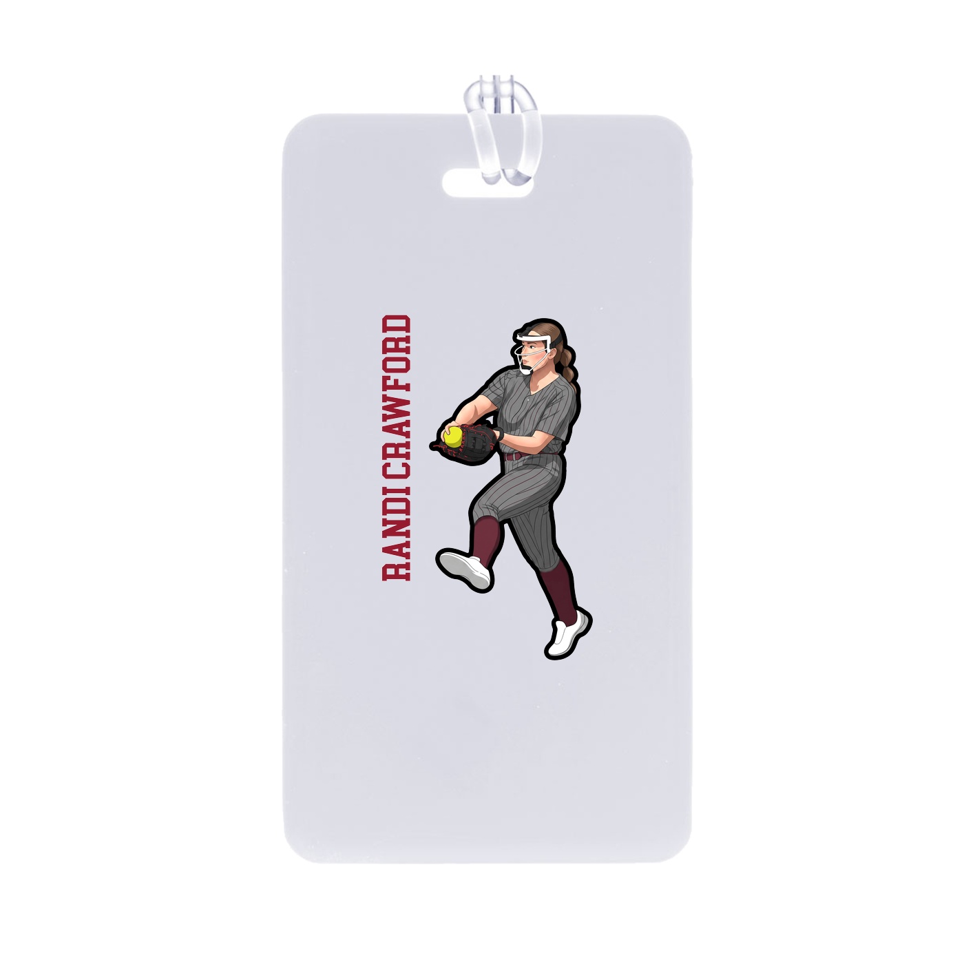 Bag Tag — Name Vertical in Classic