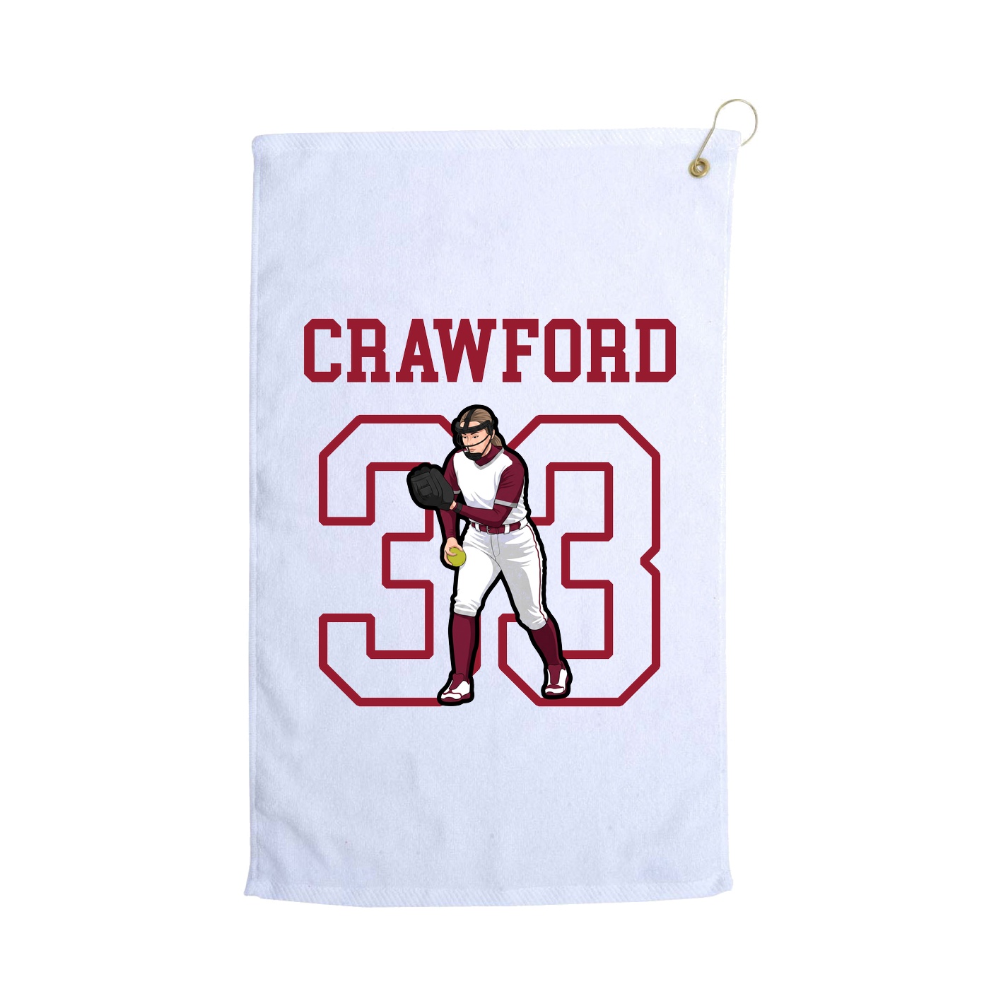Golf Towel — Shirsey in White