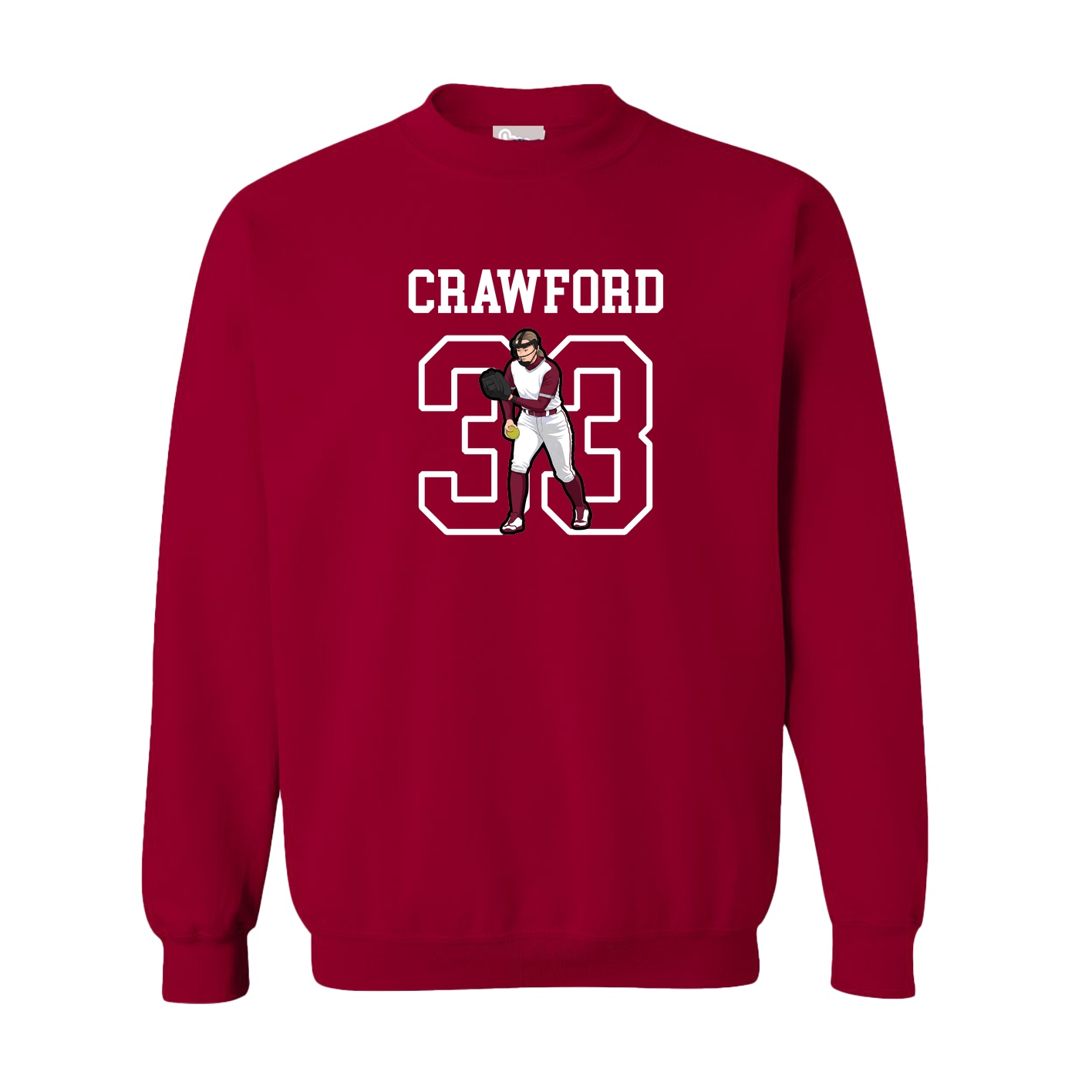 Fleece Crew — Shirsey in Cardinal
