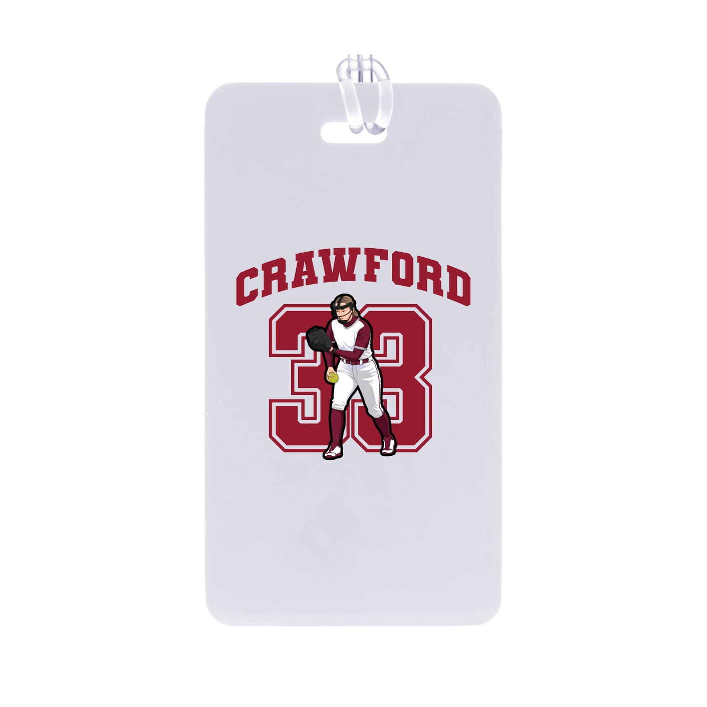 Bag Tag — Number in Classic