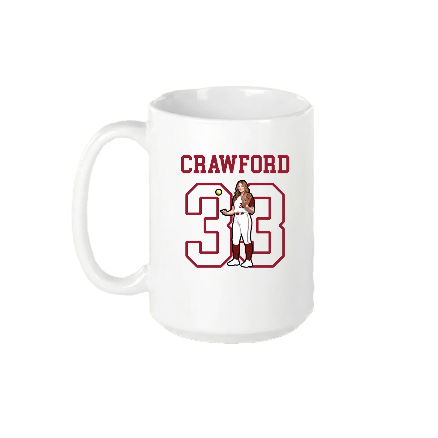 15oz Coffee Mug — Shirsey in White