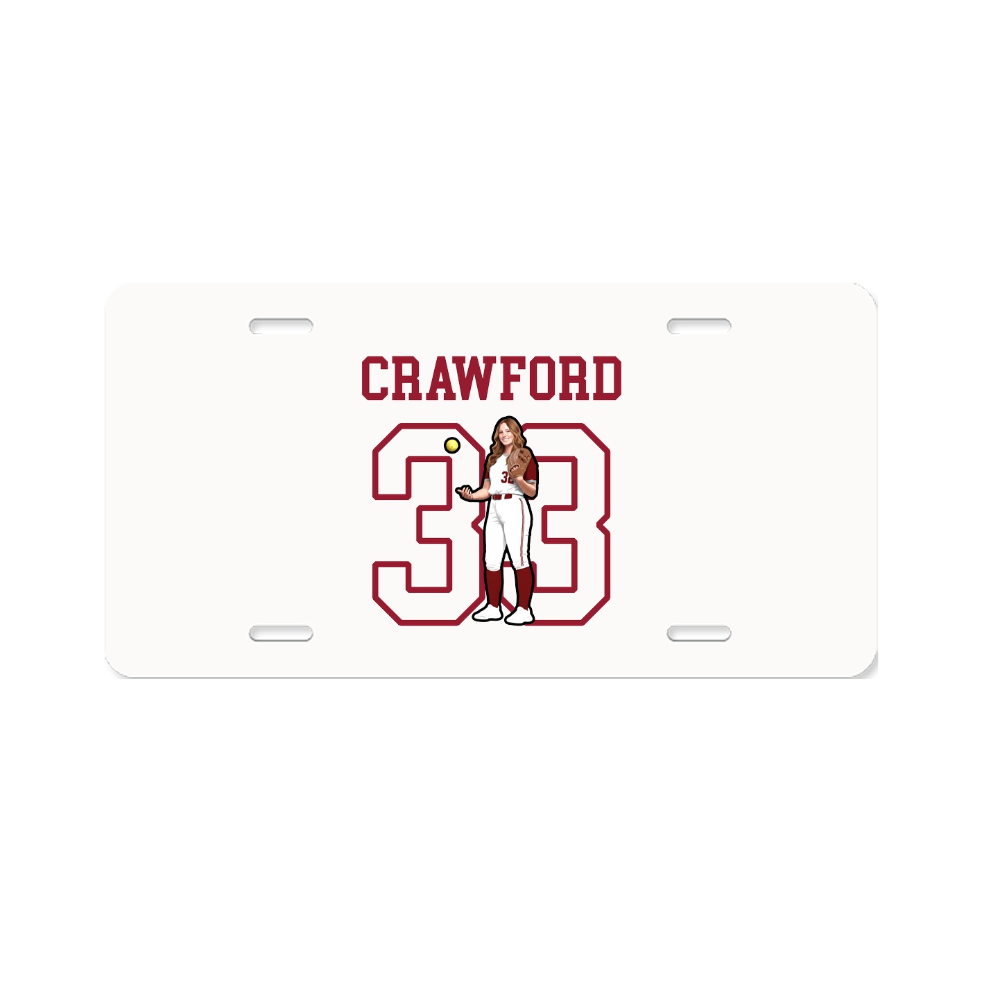 License Plate — Shirsey in Classic