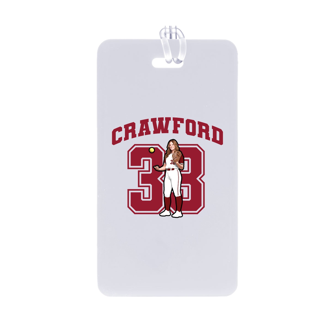 Bag Tag — Number in Classic