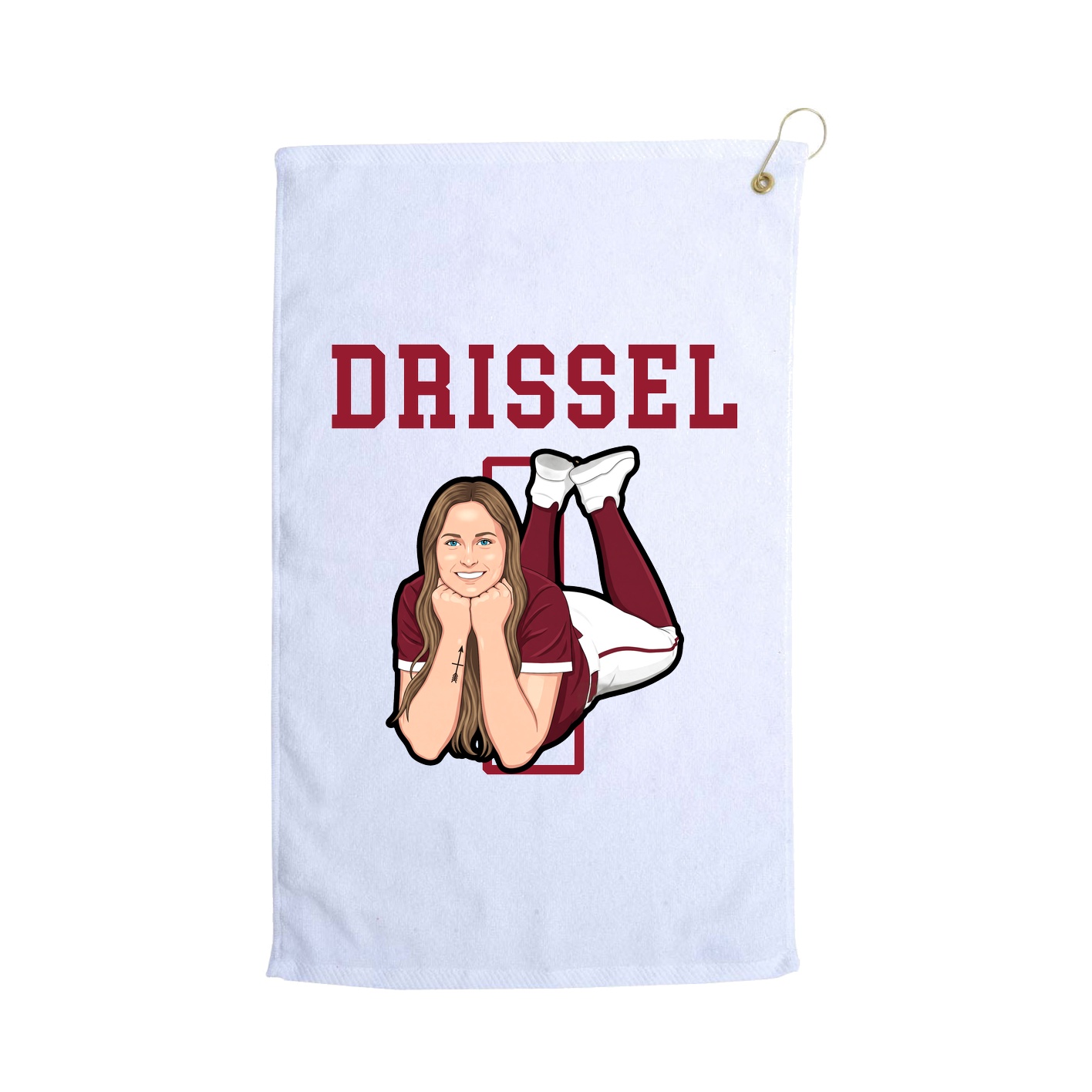 Golf Towel — Shirsey in White