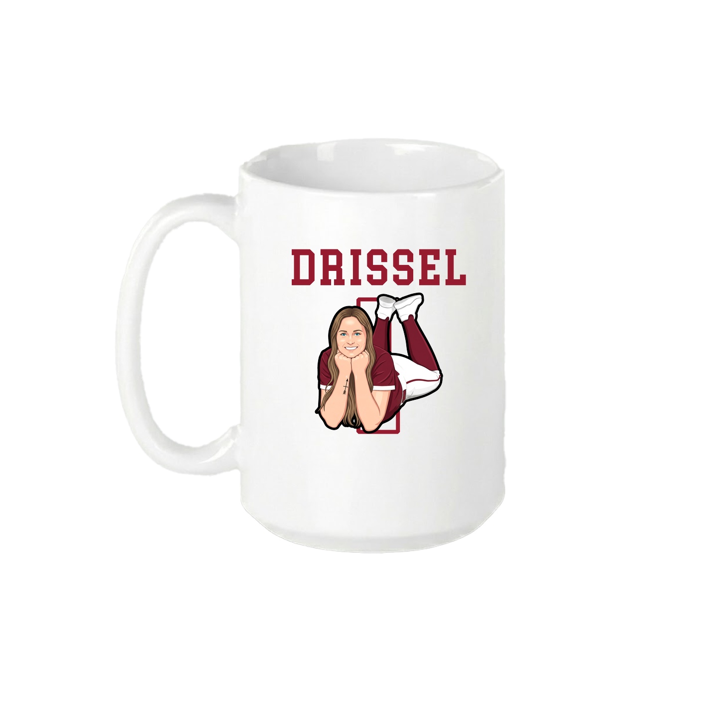 15oz Coffee Mug — Shirsey in White