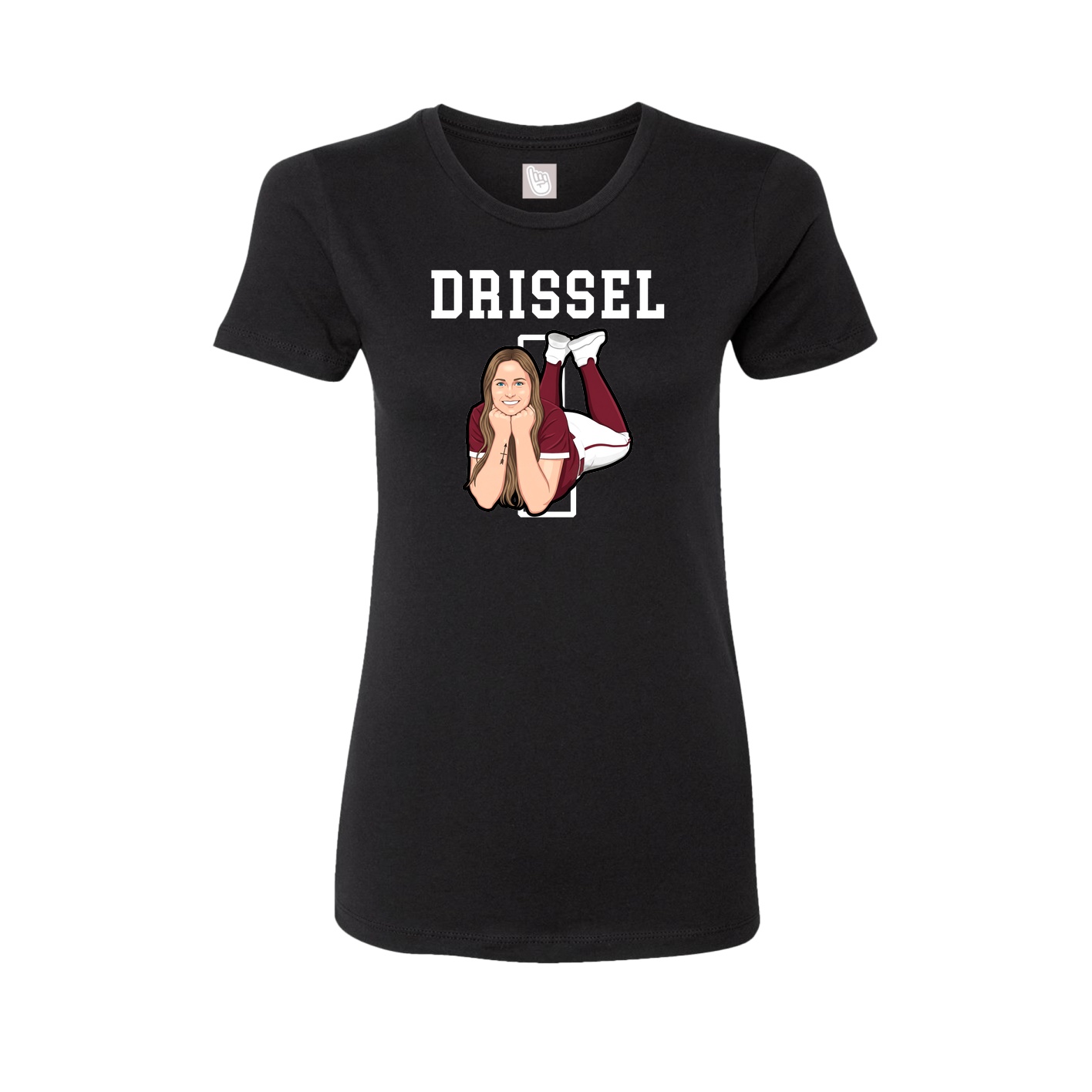 Fitted Women's Tee — Shirsey in Black