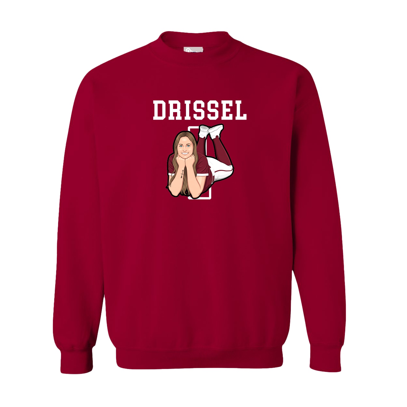 Fleece Crew — Shirsey in Cardinal