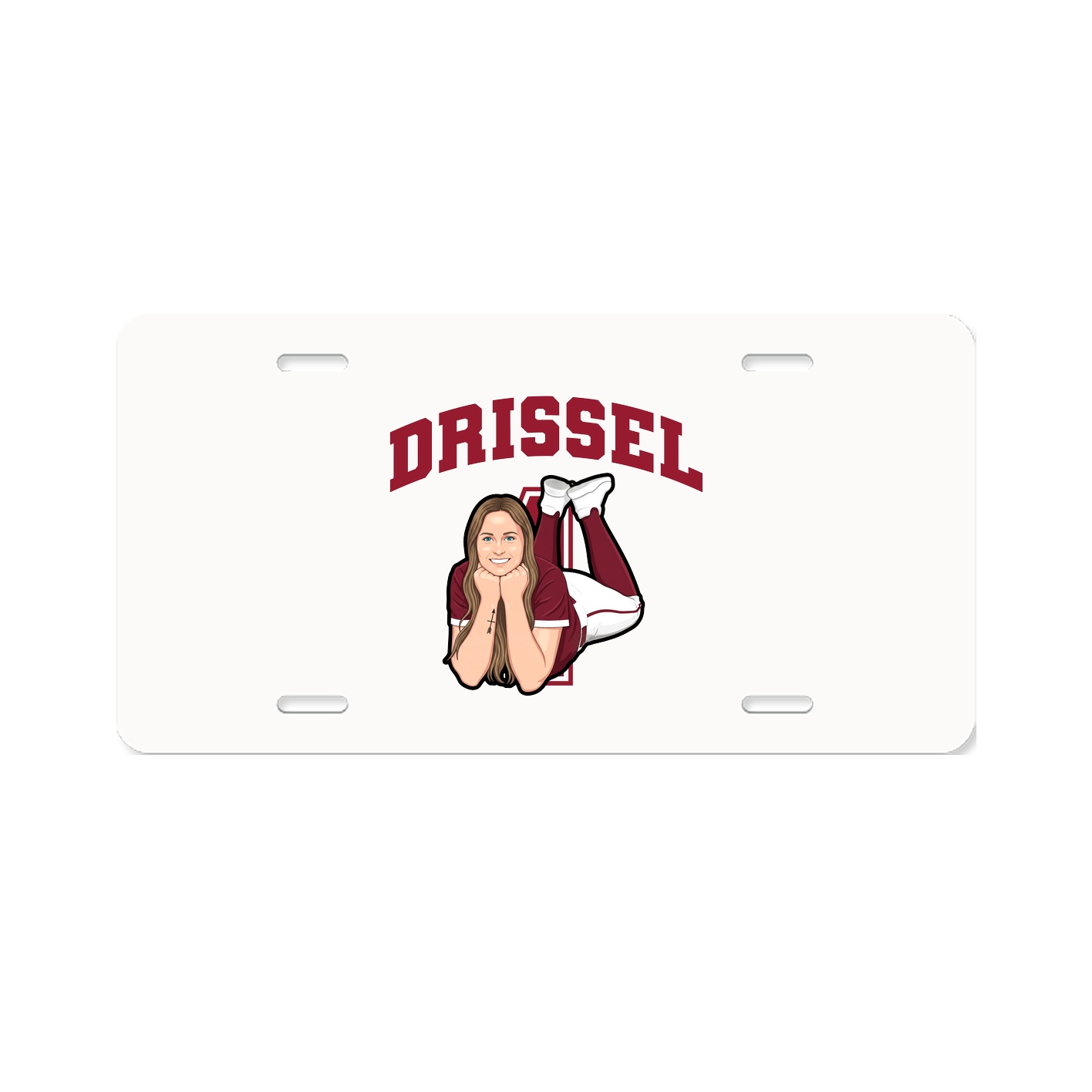License Plate — Number in Classic