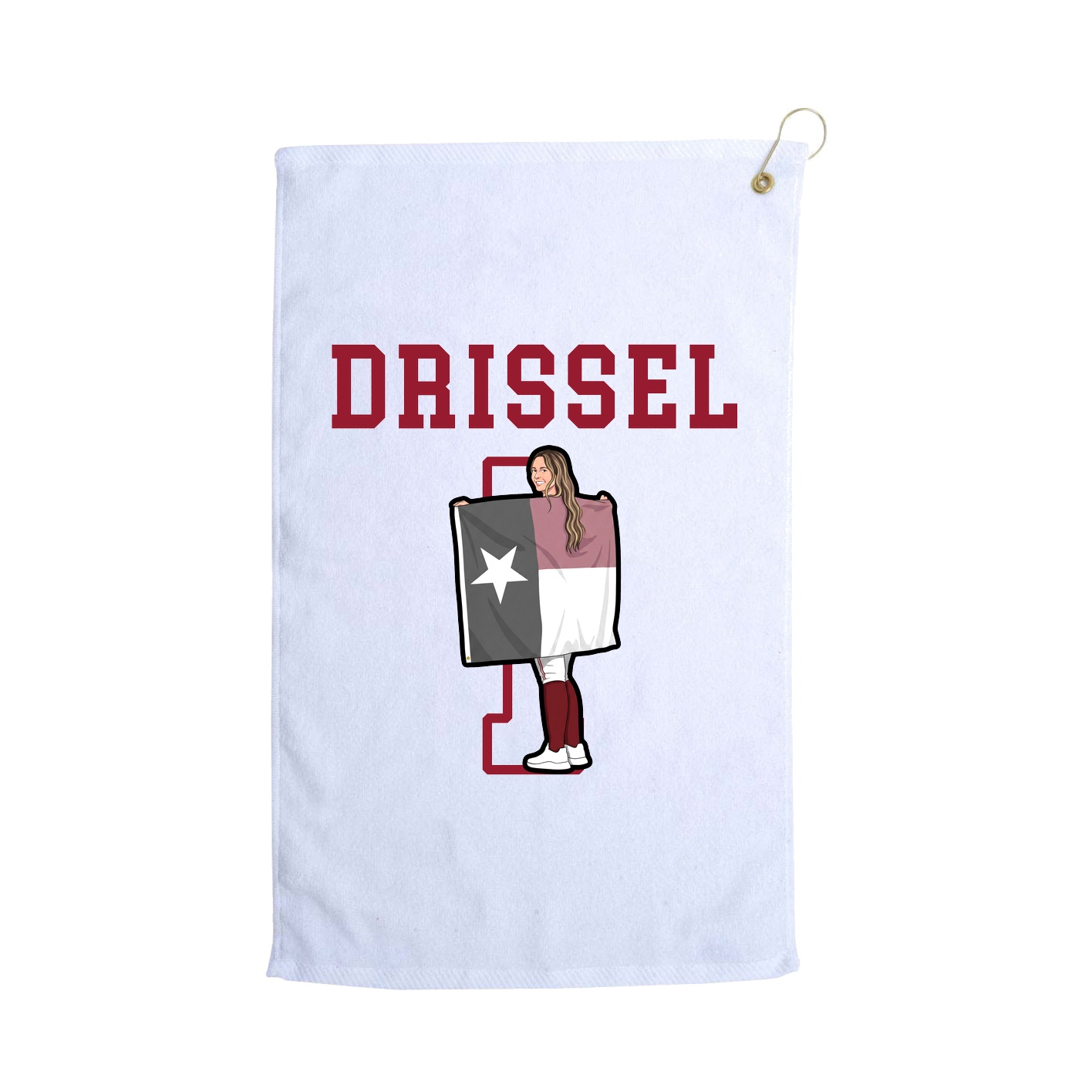 Golf Towel — Shirsey in White