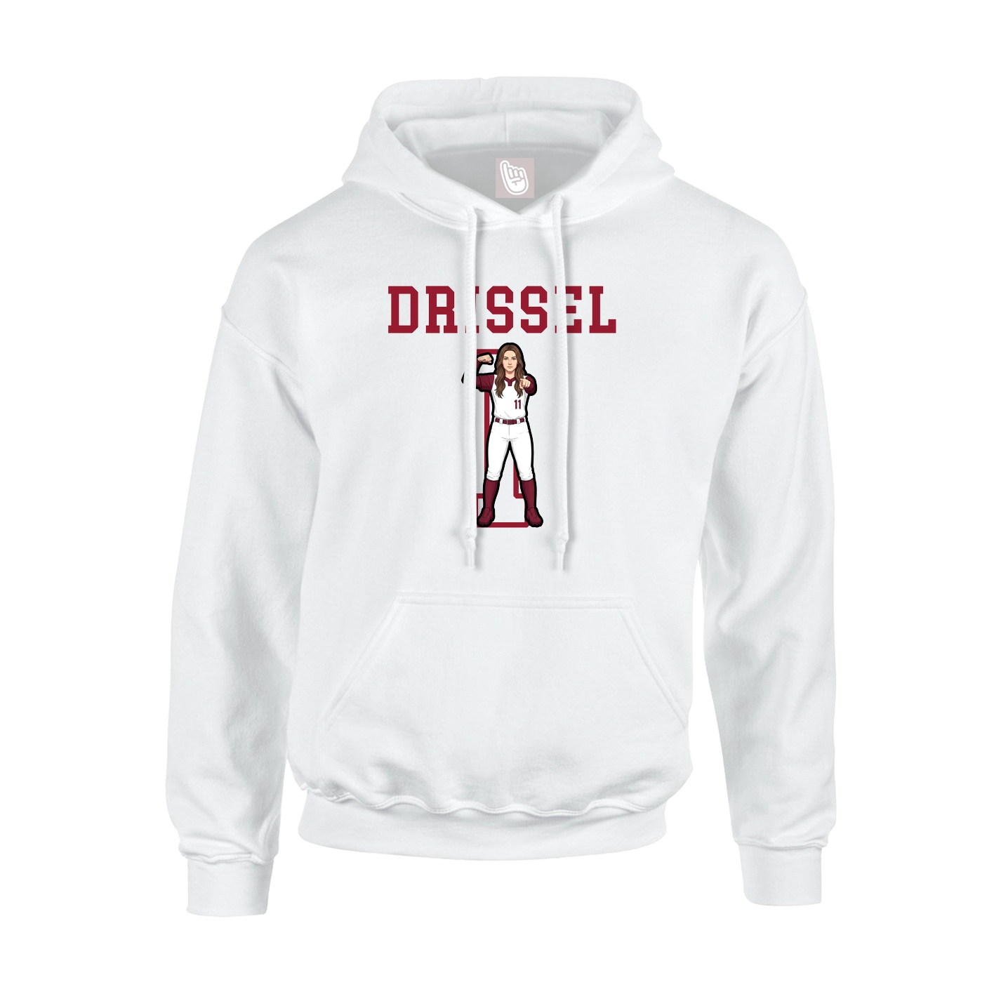 Youth Hoodie — Shirsey in White