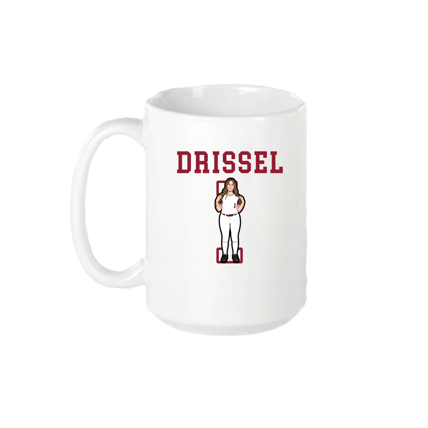 15oz Coffee Mug — Shirsey in White