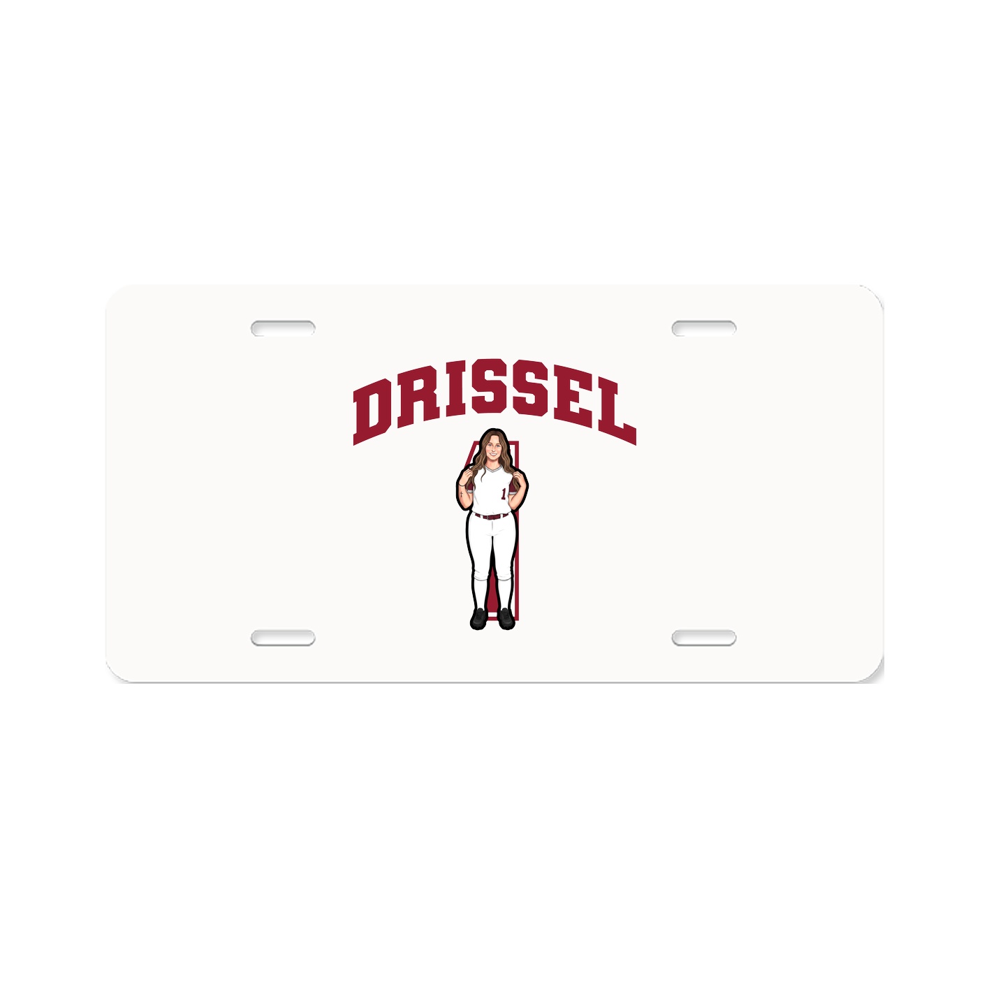 License Plate — Number in Classic